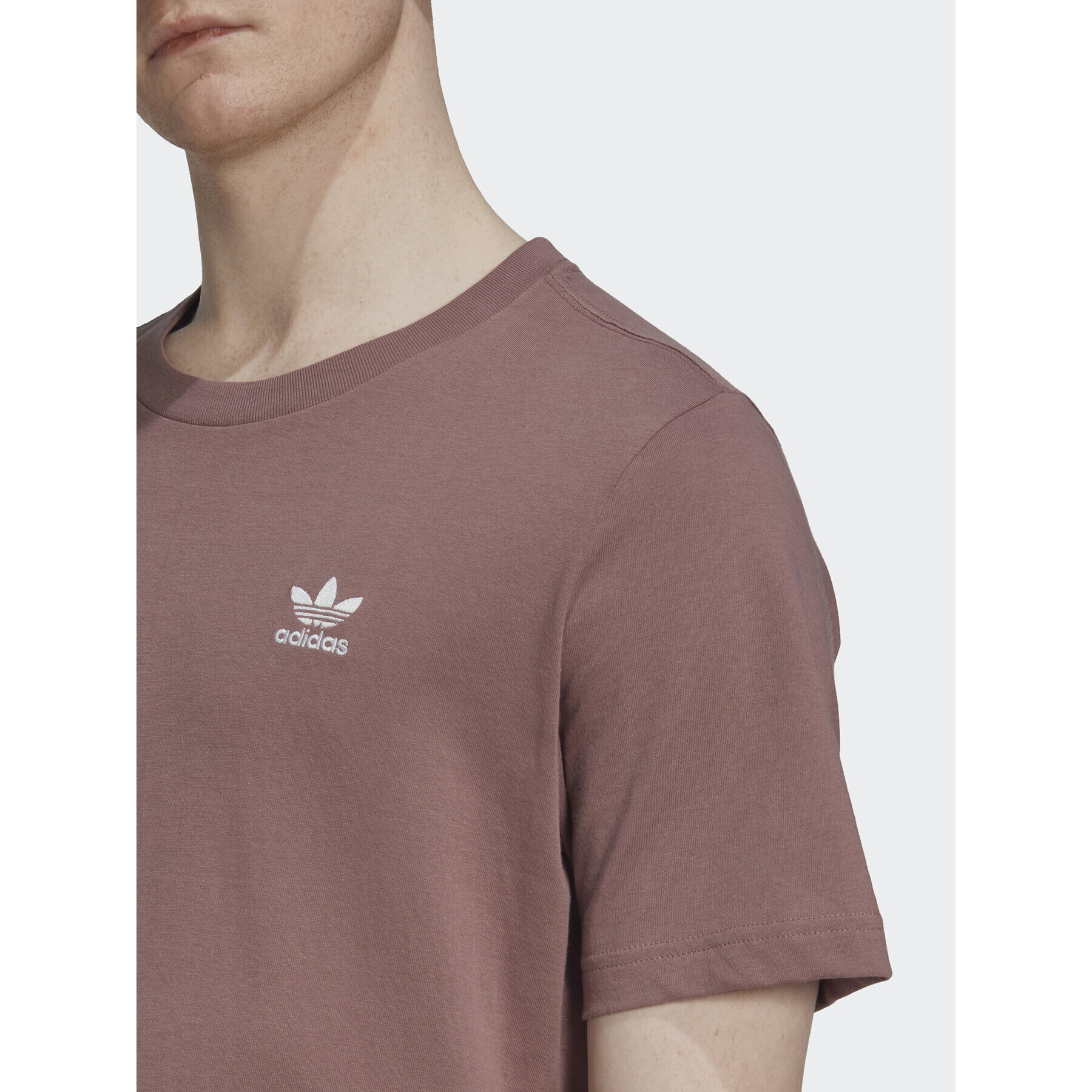 adidas Tricou adicolor Essentials Trefoil HJ7984 Roz Regular Fit - Pled.ro