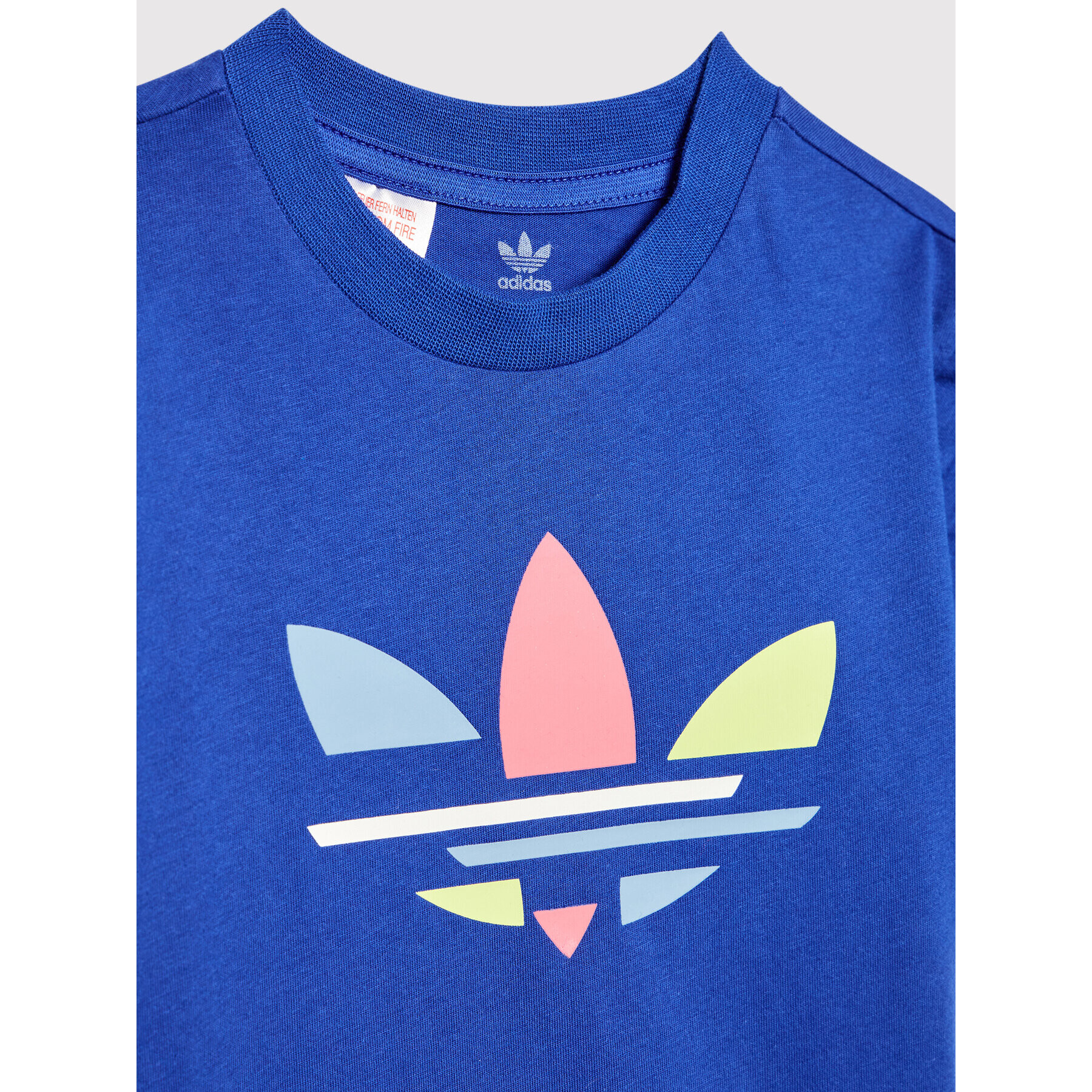 adidas Tricou adicolor H14160 Albastru Regular Fit - Pled.ro