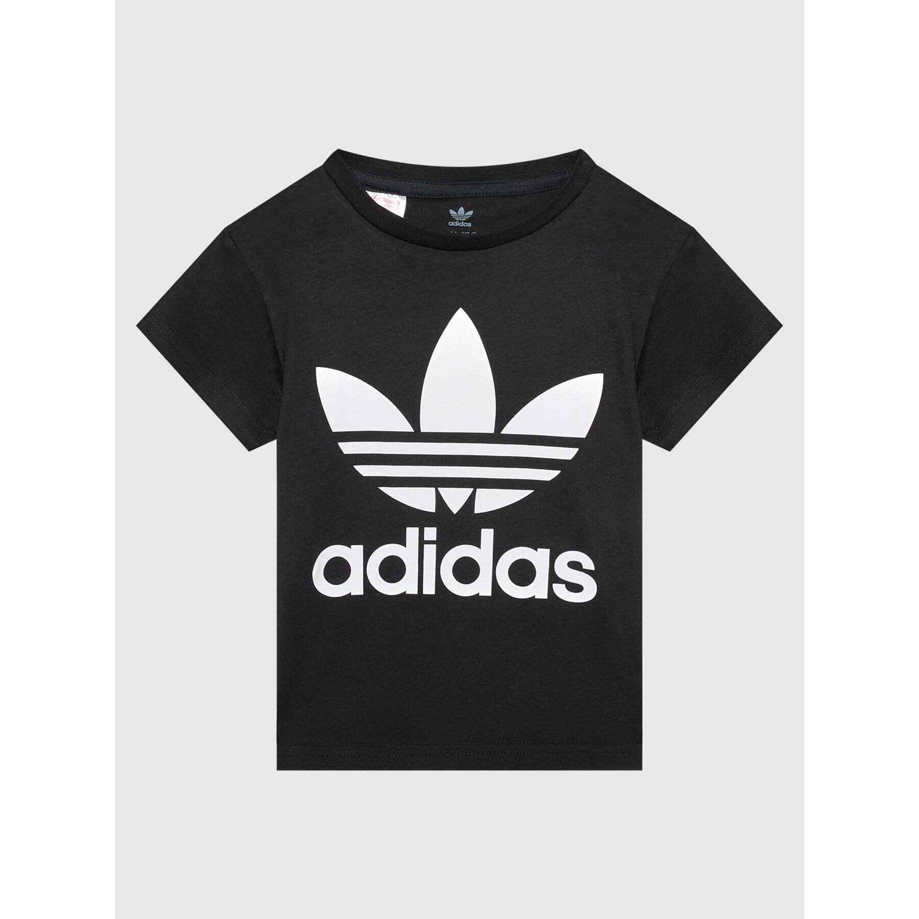 adidas Tricou adicolor Trefoil H25245 Negru Regular Fit - Pled.ro