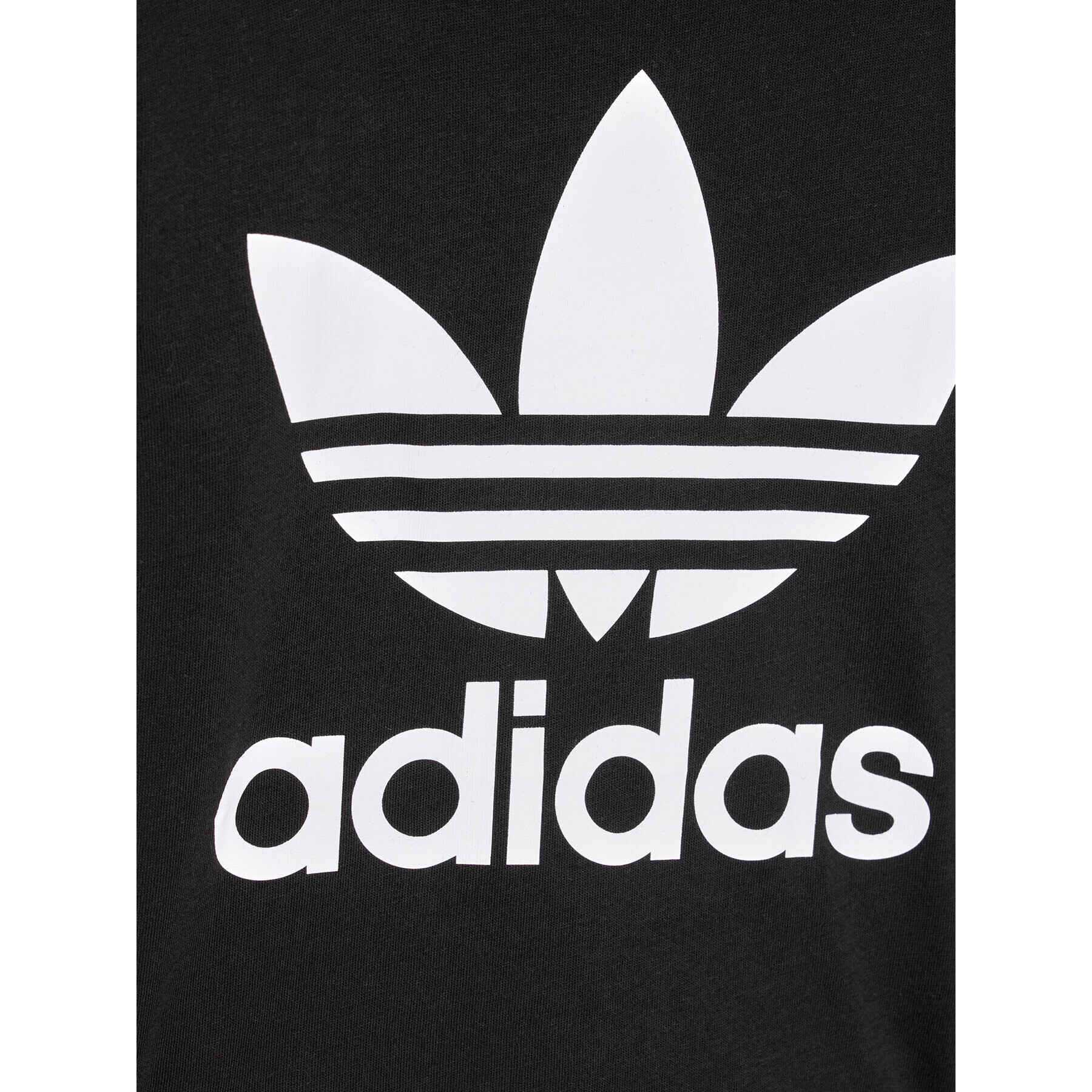 adidas Tricou adicolor Trefoil H25245 Negru Regular Fit - Pled.ro