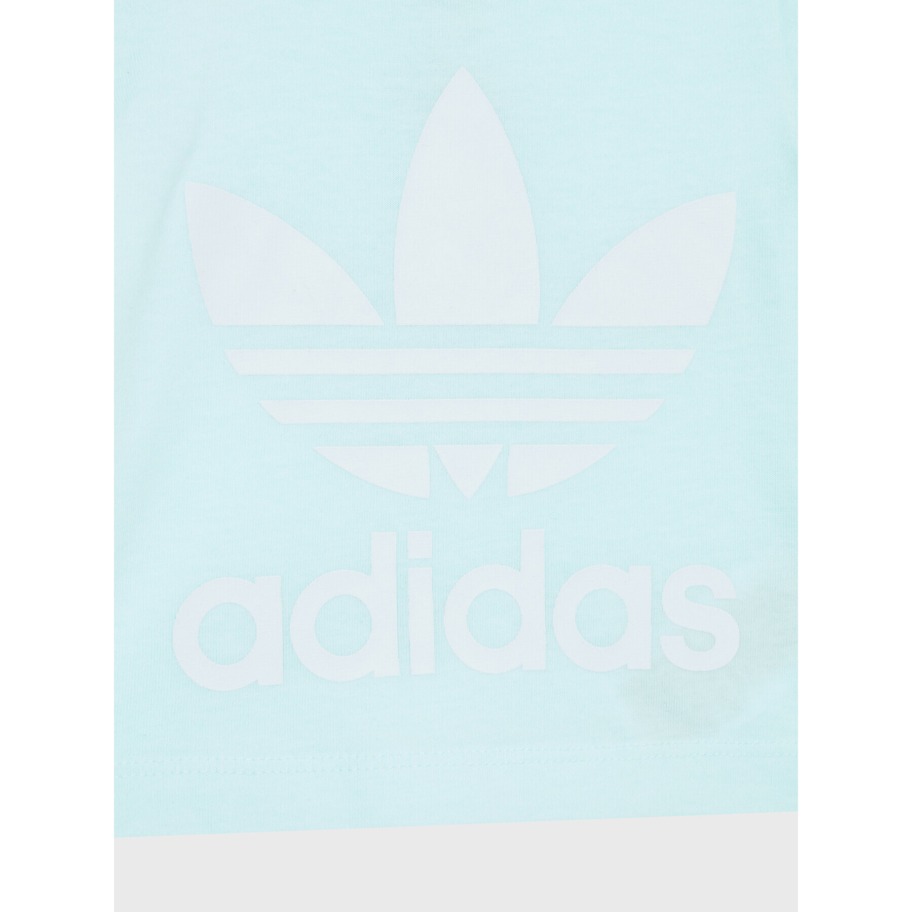 adidas Tricou adicolor Trefoil HS8866 Albastru Regular Fit - Pled.ro