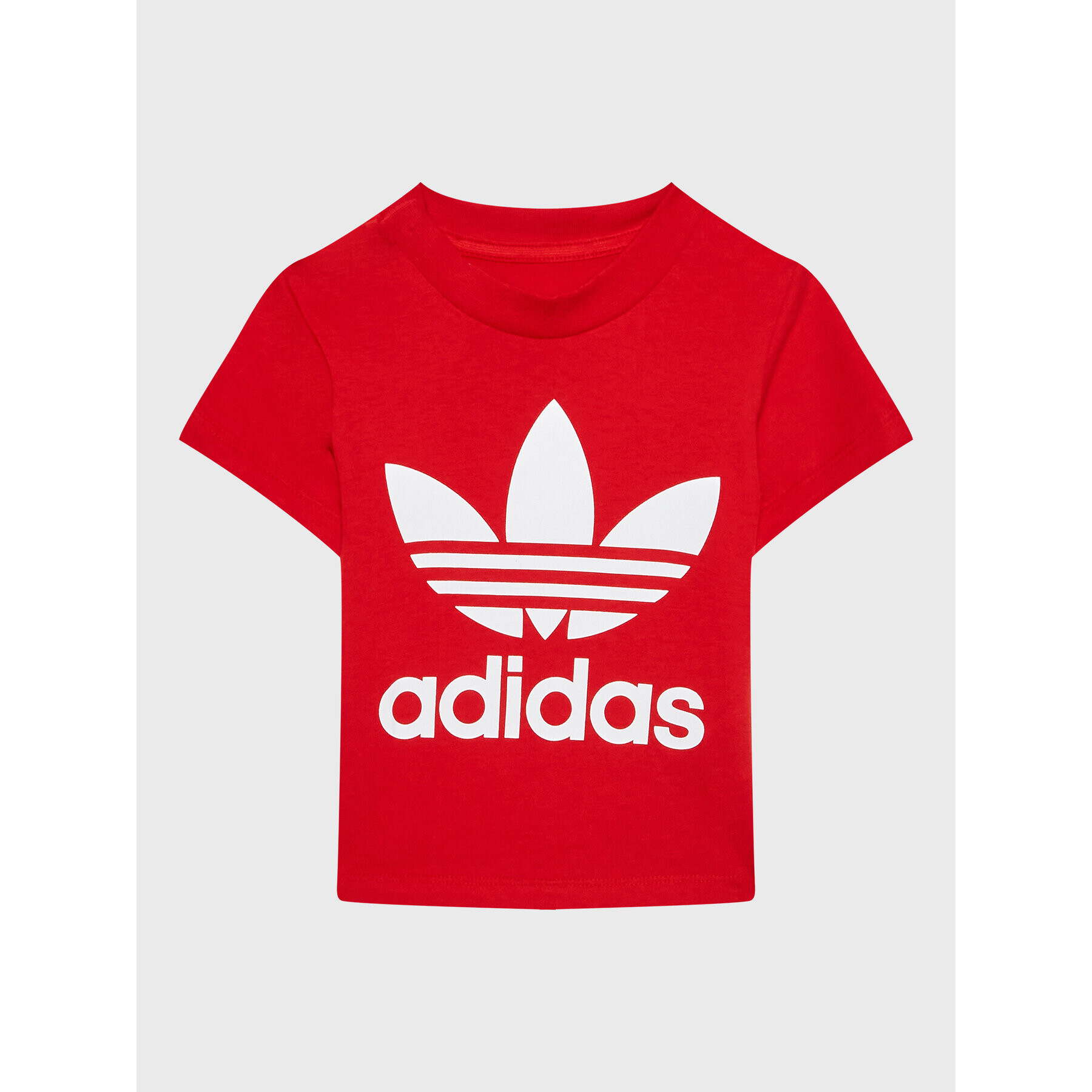 adidas Tricou adicolor Trefoil IC6110 Roșu Regular Fit - Pled.ro