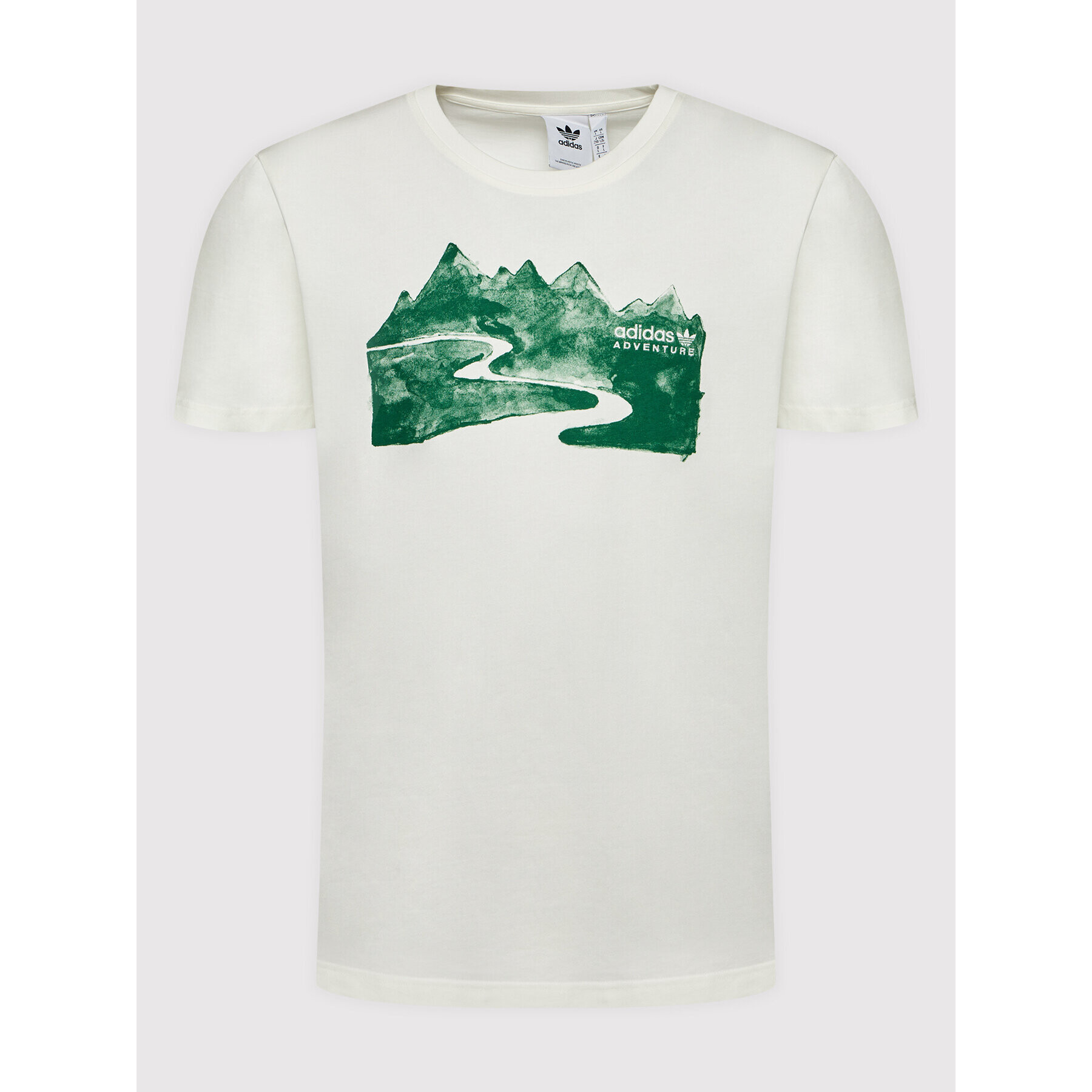 adidas Tricou Adventure HF4769 Bej Regular Fit - Pled.ro