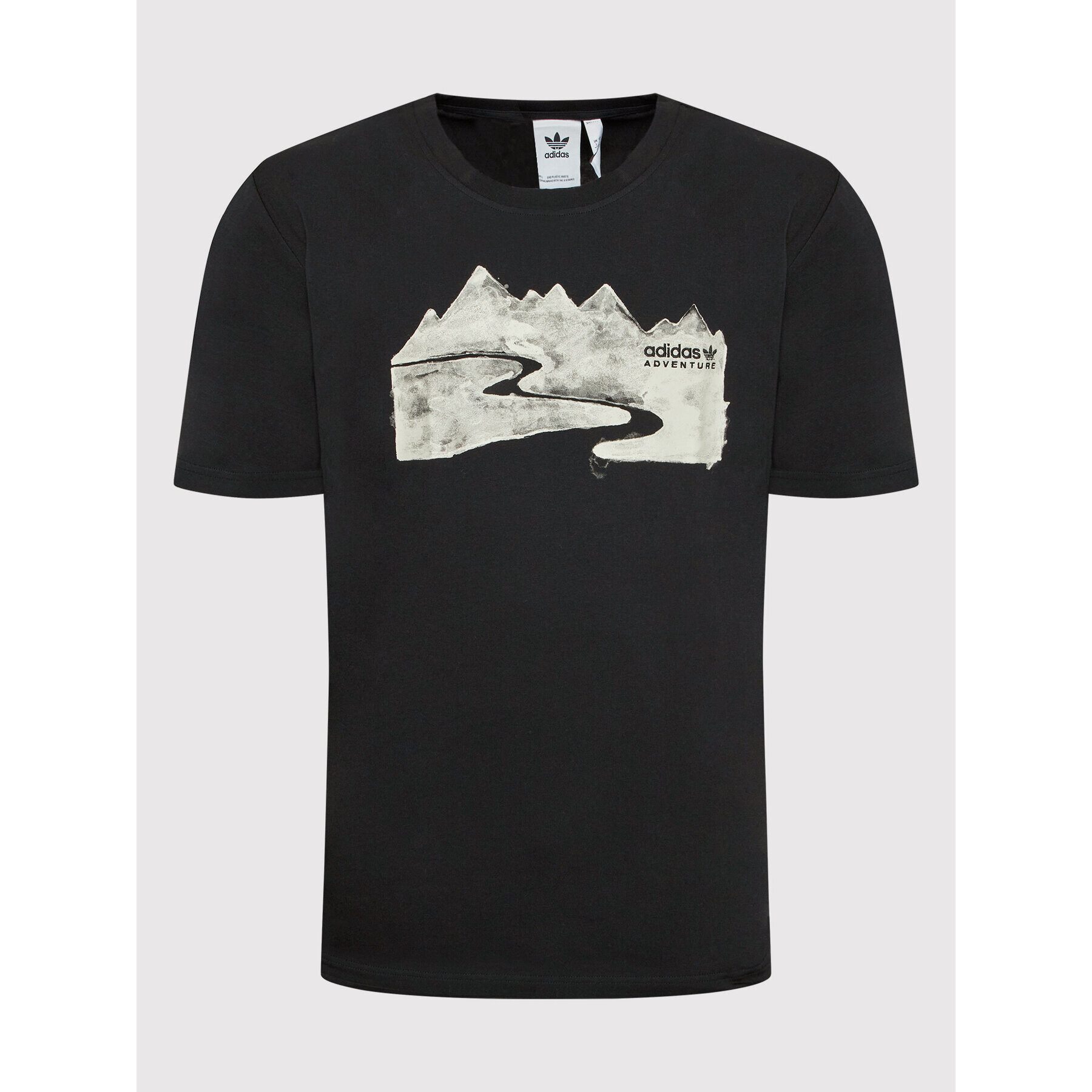 adidas Tricou Adventure HF4770 Negru Regular Fit - Pled.ro