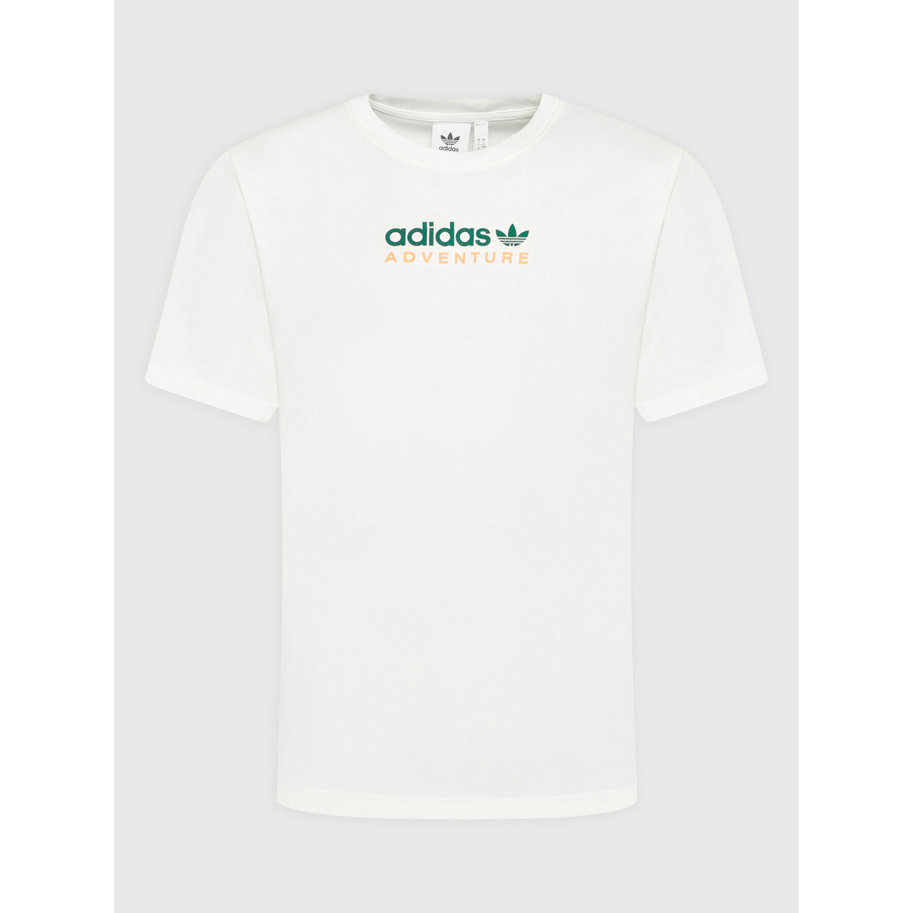 adidas Tricou Adventure Mountain SprayHF4773 Alb Relaxed Fit - Pled.ro