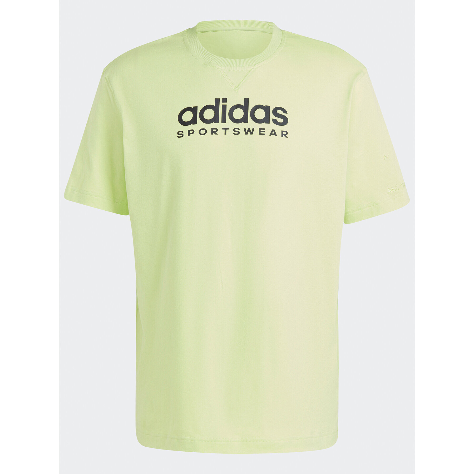 adidas Tricou All SZN Graphic IJ9433 Galben Loose Fit - Pled.ro