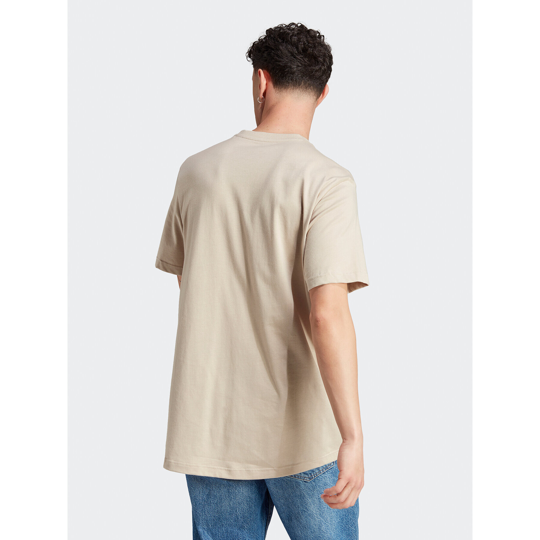 adidas Tricou ALL SZN IL9019 Bej Loose Fit - Pled.ro