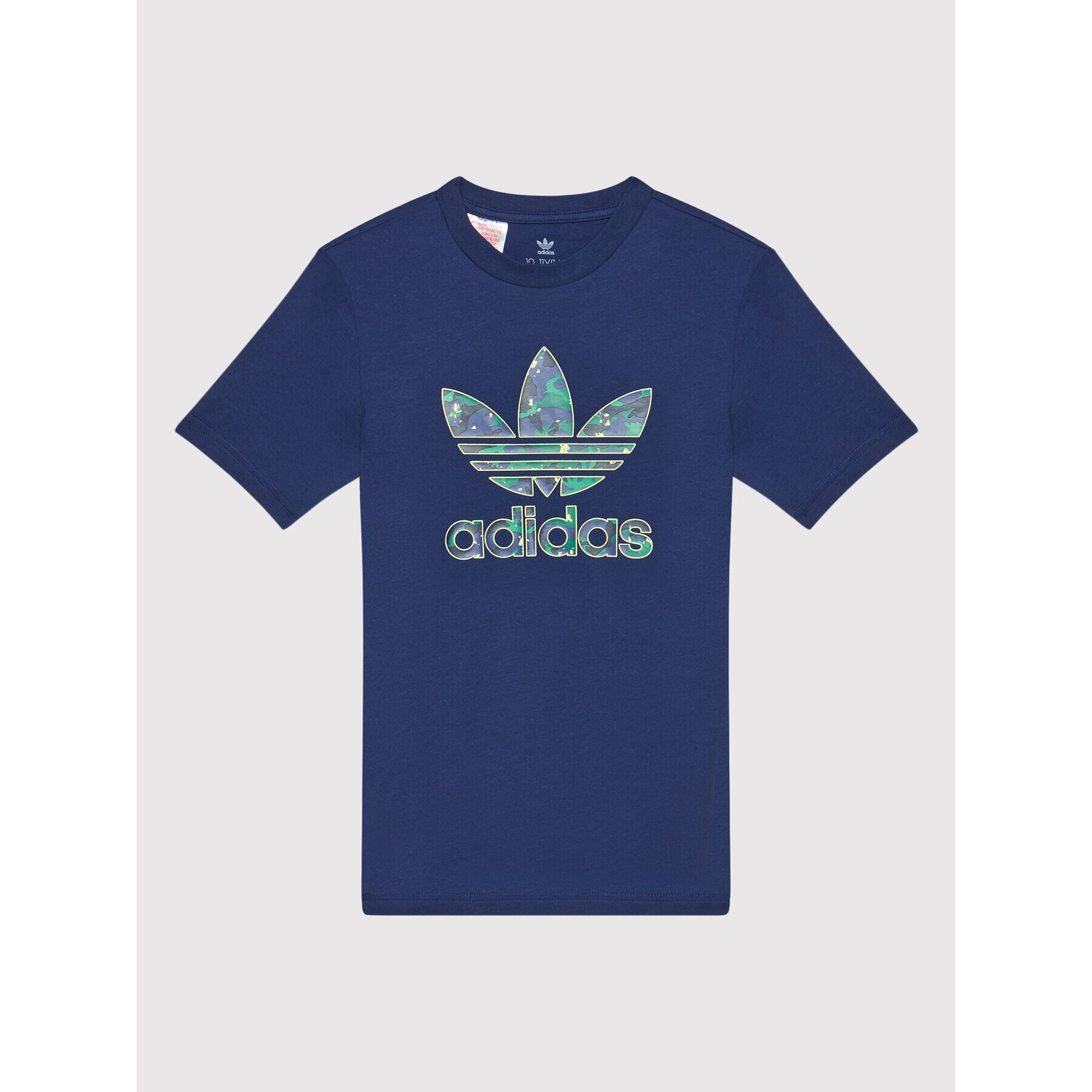 adidas Tricou Allover Print Camo Graphic H20306 Albastru Relaxed Fit - Pled.ro