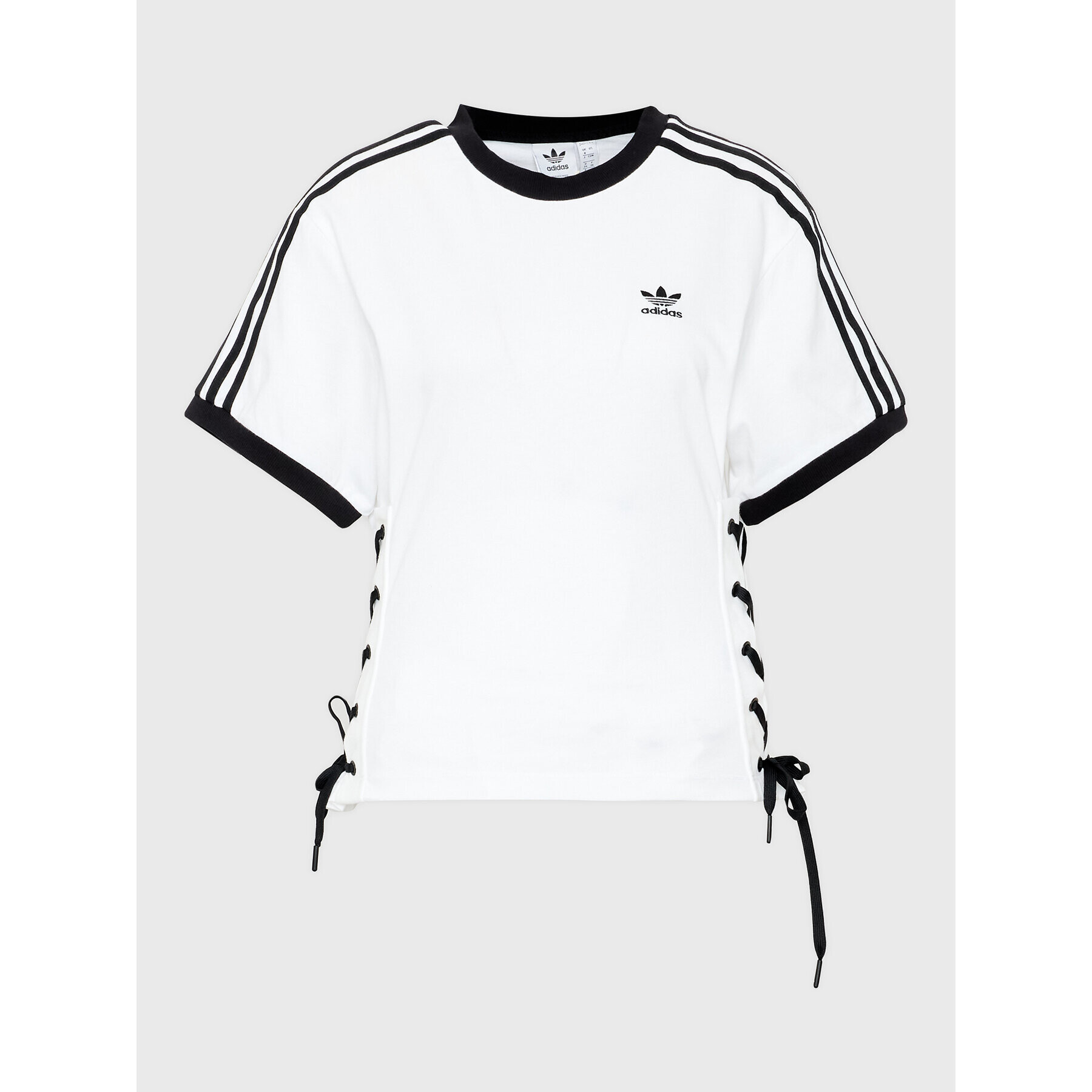 adidas Tricou Always Original Laced HK5062 Alb Relaxed Fit - Pled.ro