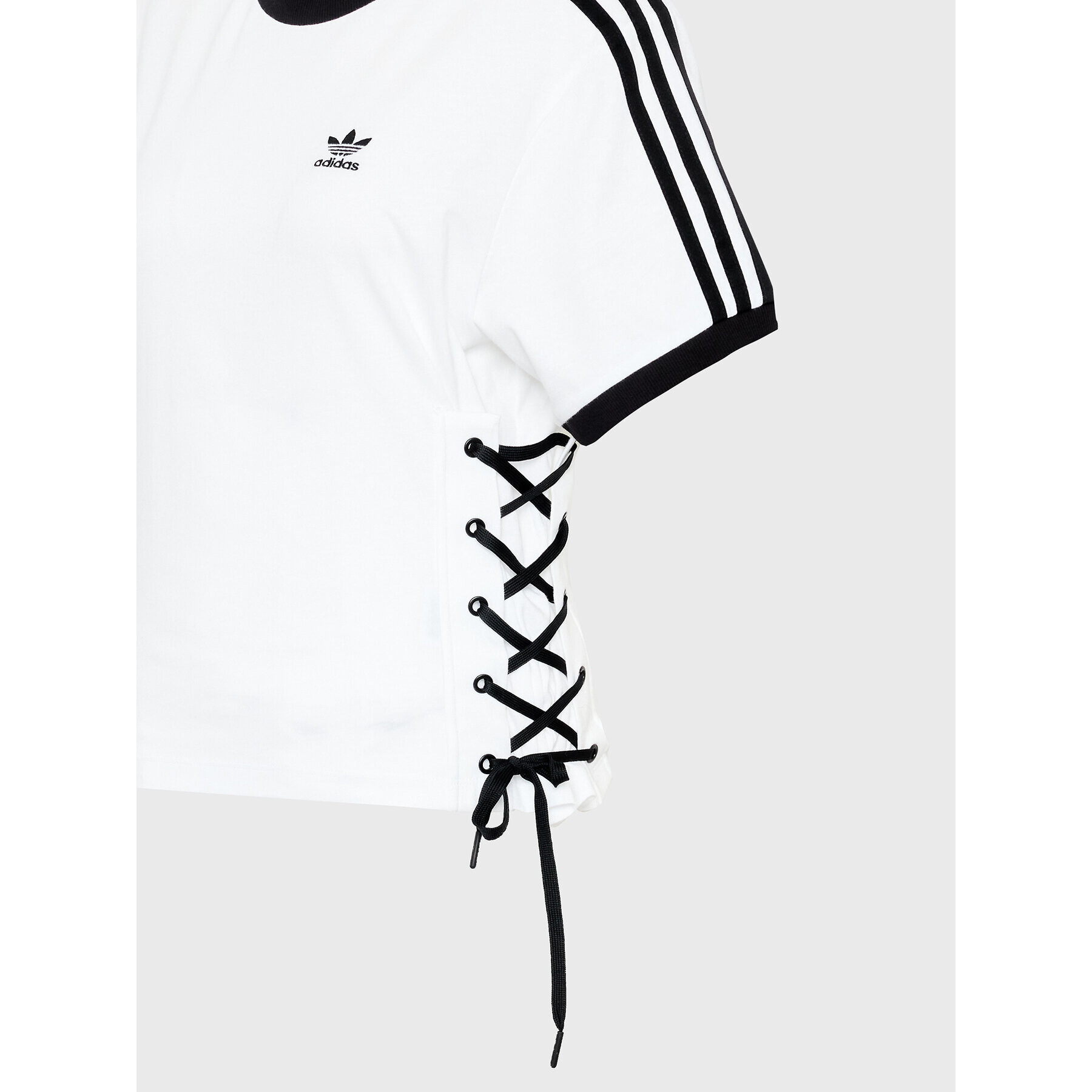 adidas Tricou Always Original Laced HK5062 Alb Relaxed Fit - Pled.ro