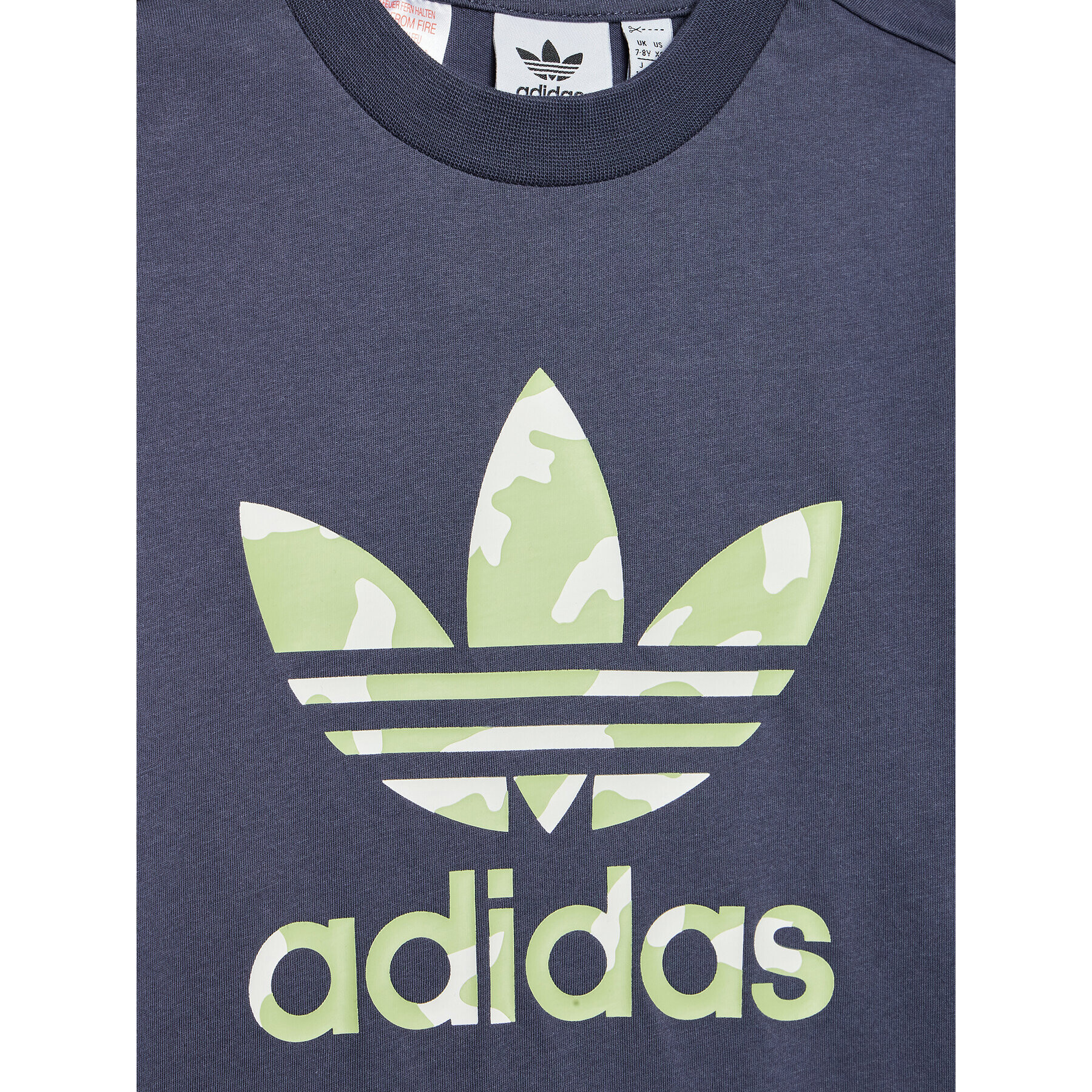 adidas Tricou Camo Graphic HF7452 Bleumarin Regular Fit - Pled.ro