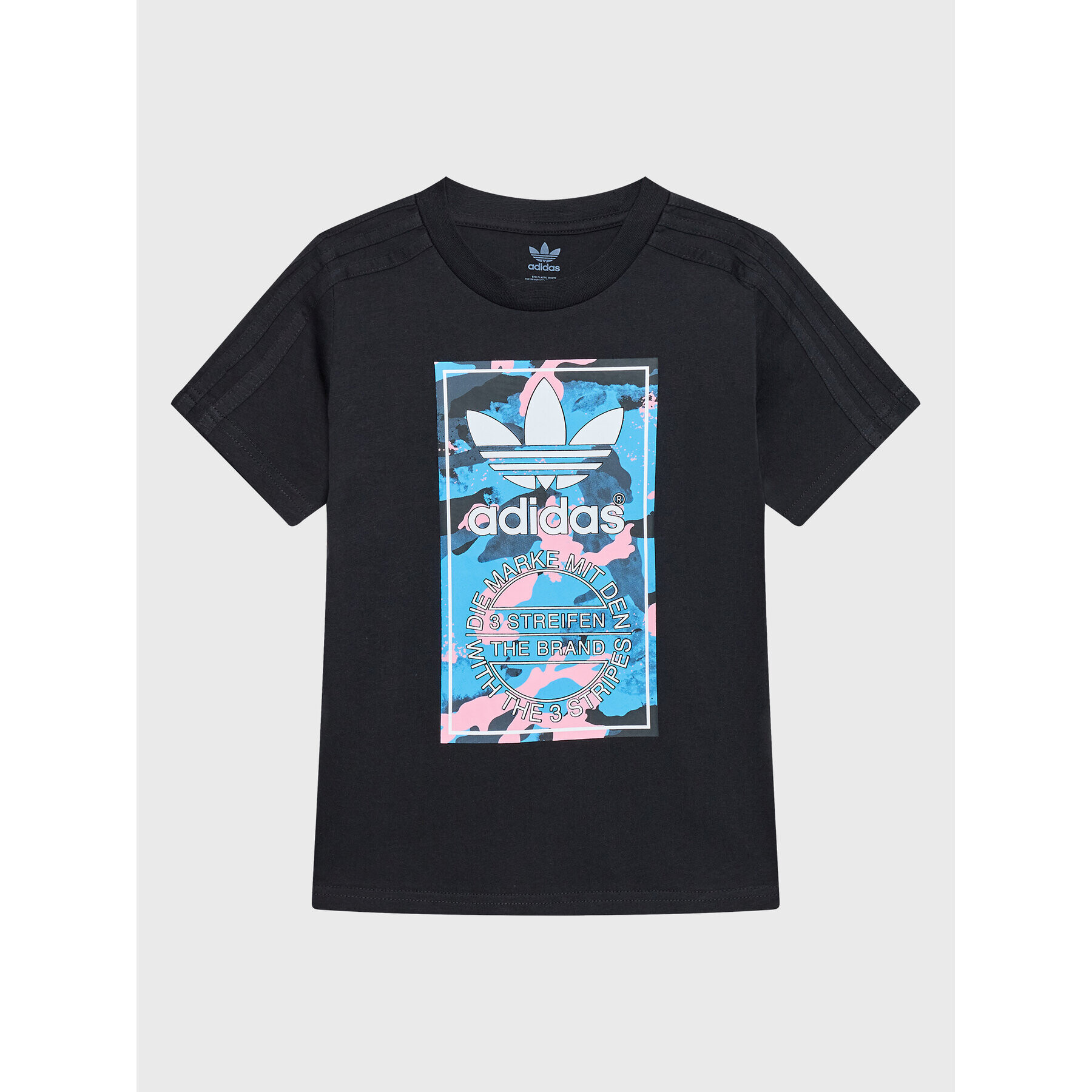 adidas Tricou Camo HK0280 Negru Regular Fit - Pled.ro