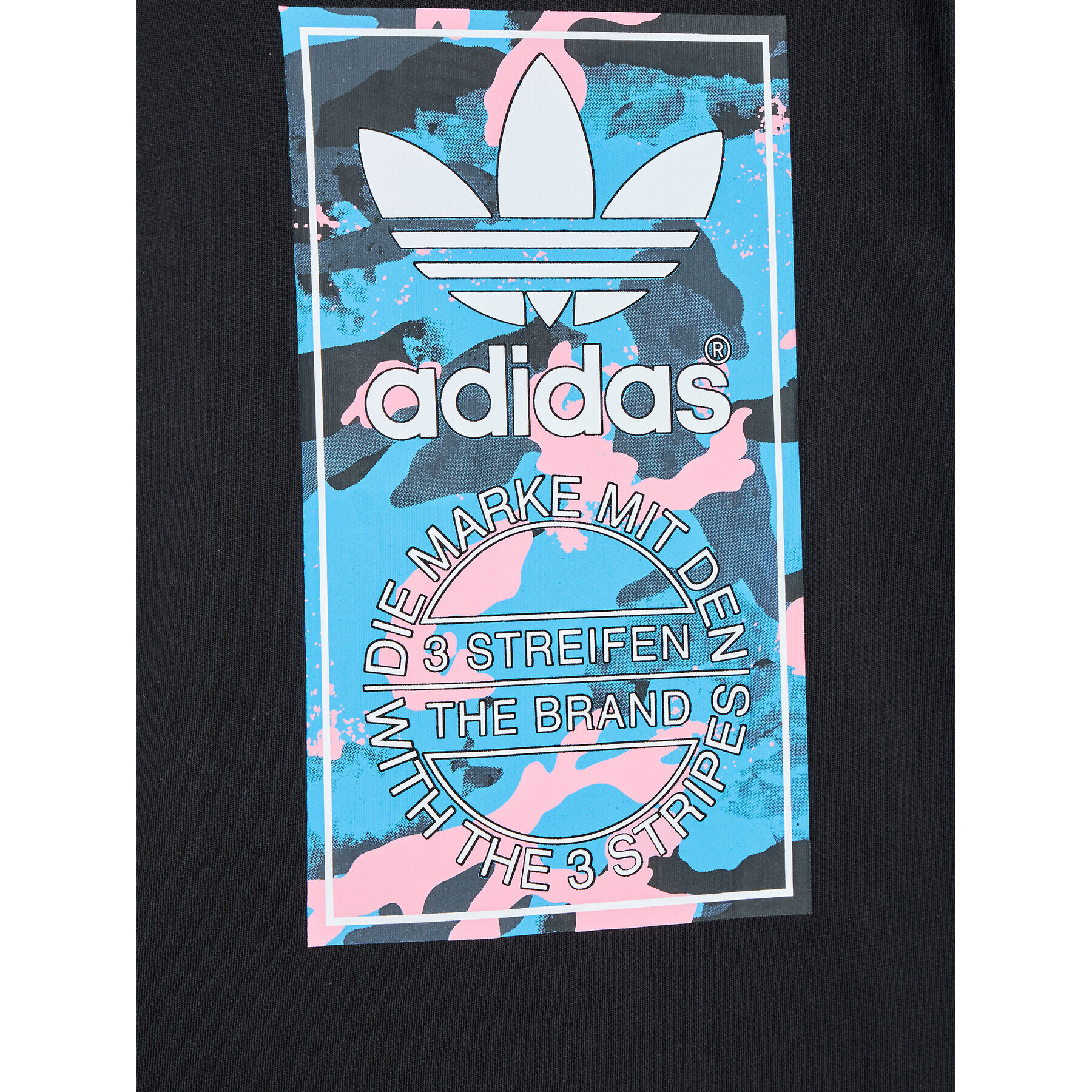 adidas Tricou Camo HK0280 Negru Regular Fit - Pled.ro