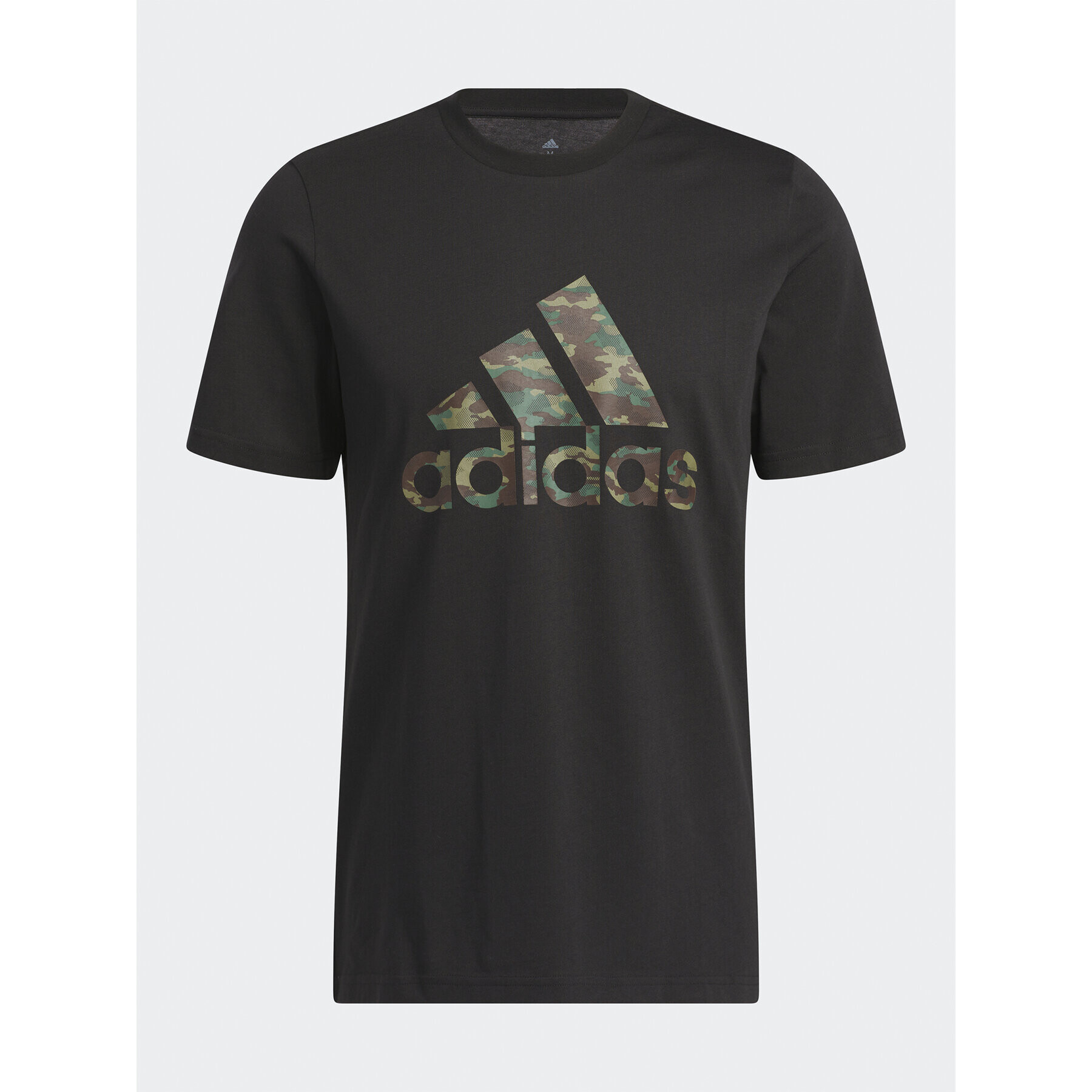 adidas Tricou Camo Short Sleeve T-Shirt HS3215 Negru Regular Fit - Pled.ro