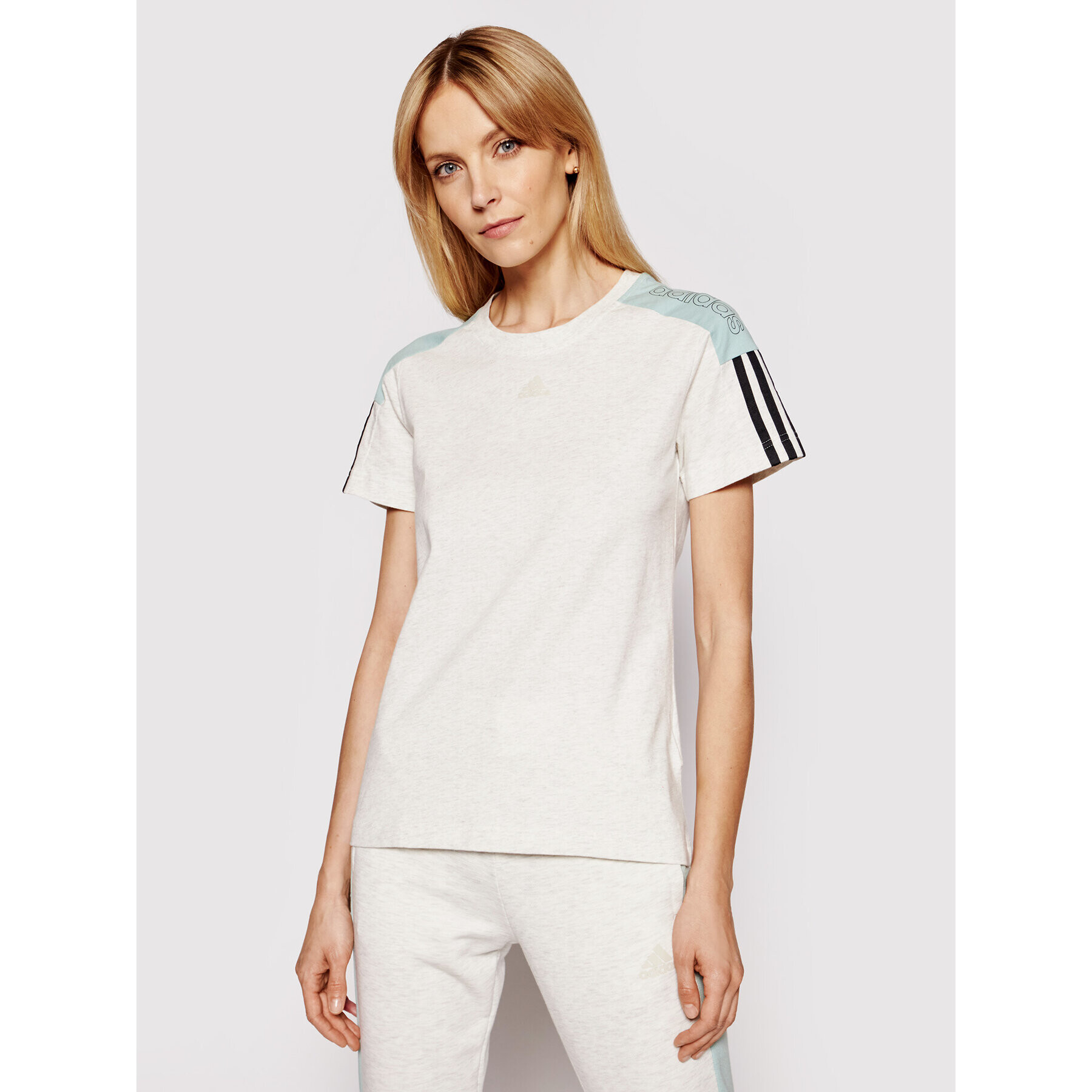 adidas Tricou Cb Lin T GL1449 Gri Regular Fit - Pled.ro