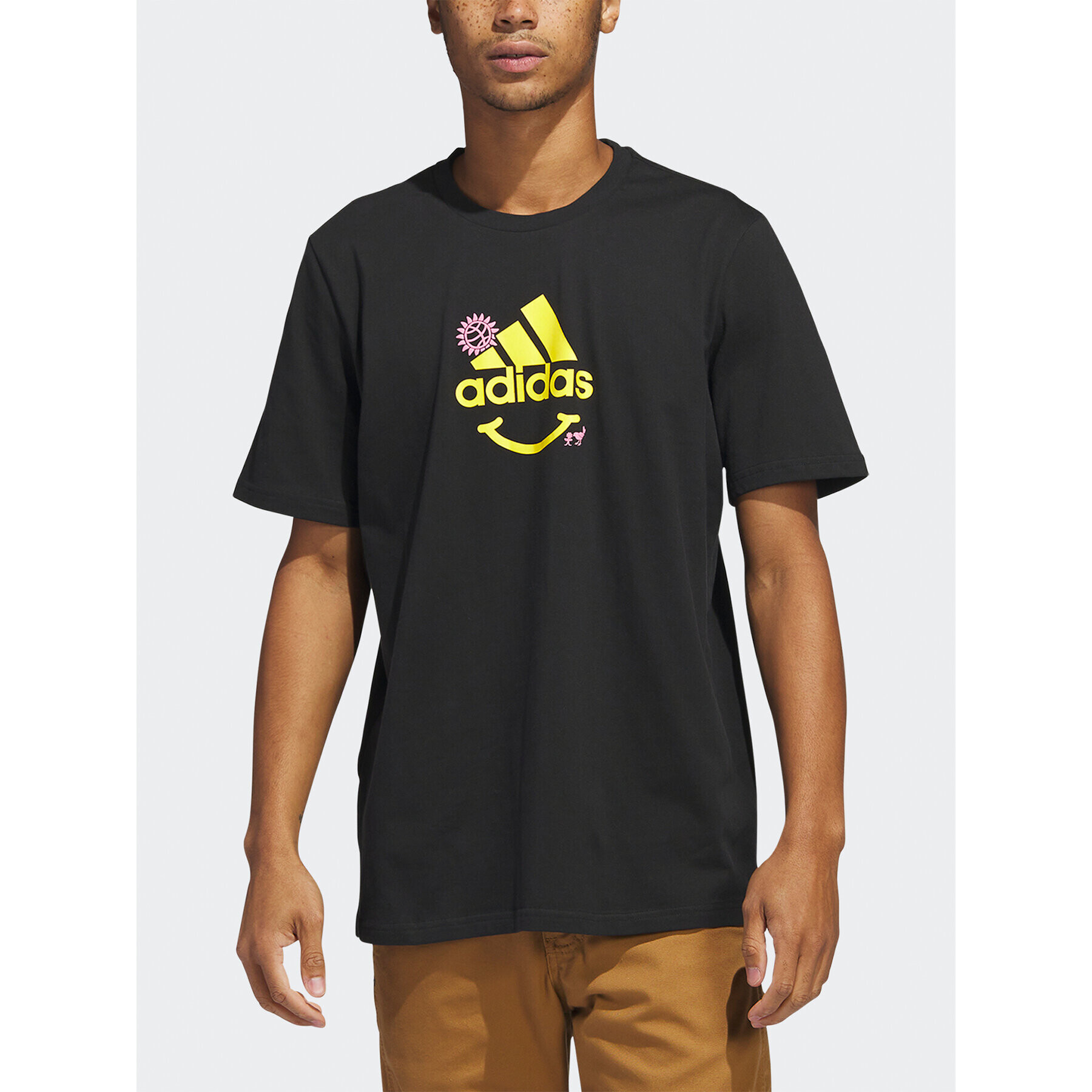 adidas Tricou Change Through Sports Graphic IC1674 Negru Regular Fit - Pled.ro