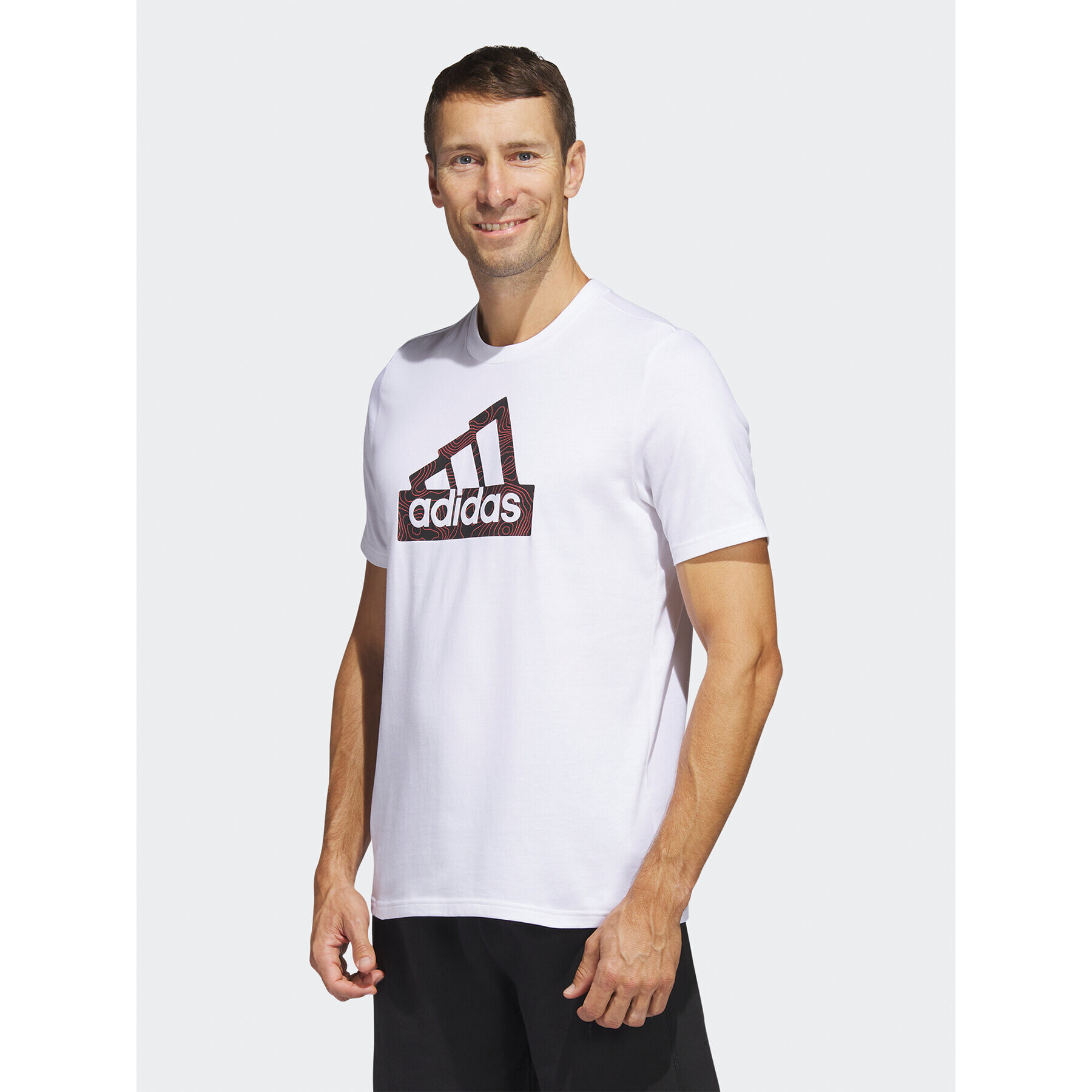 adidas Tricou City Escape Graphic T-Shirt HR2997 Alb Regular Fit - Pled.ro