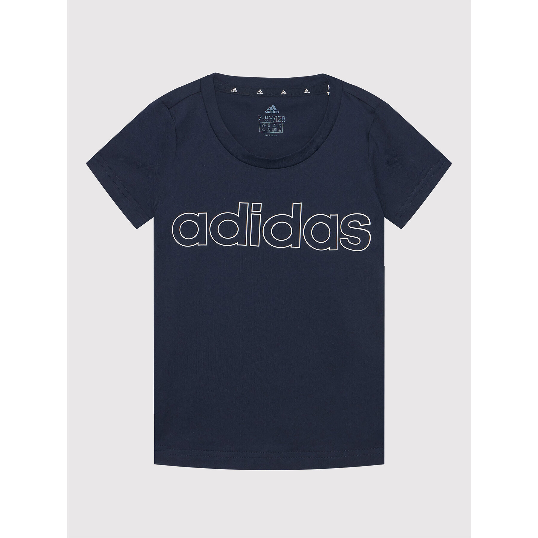 adidas Tricou Essentials GS0186 Bleumarin Slim Fit - Pled.ro