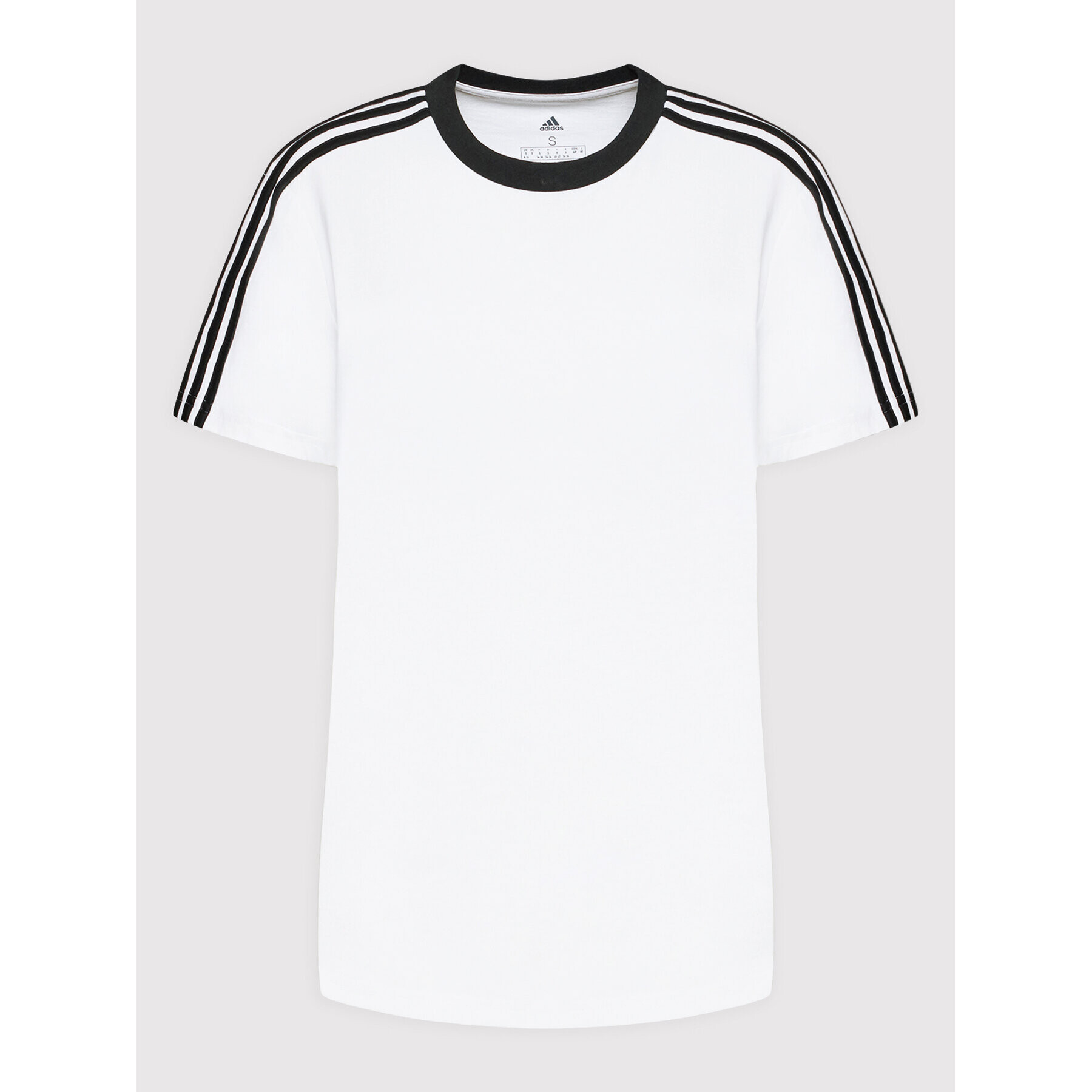 adidas Tricou Essentials H10201 Alb Relaxed Fit - Pled.ro