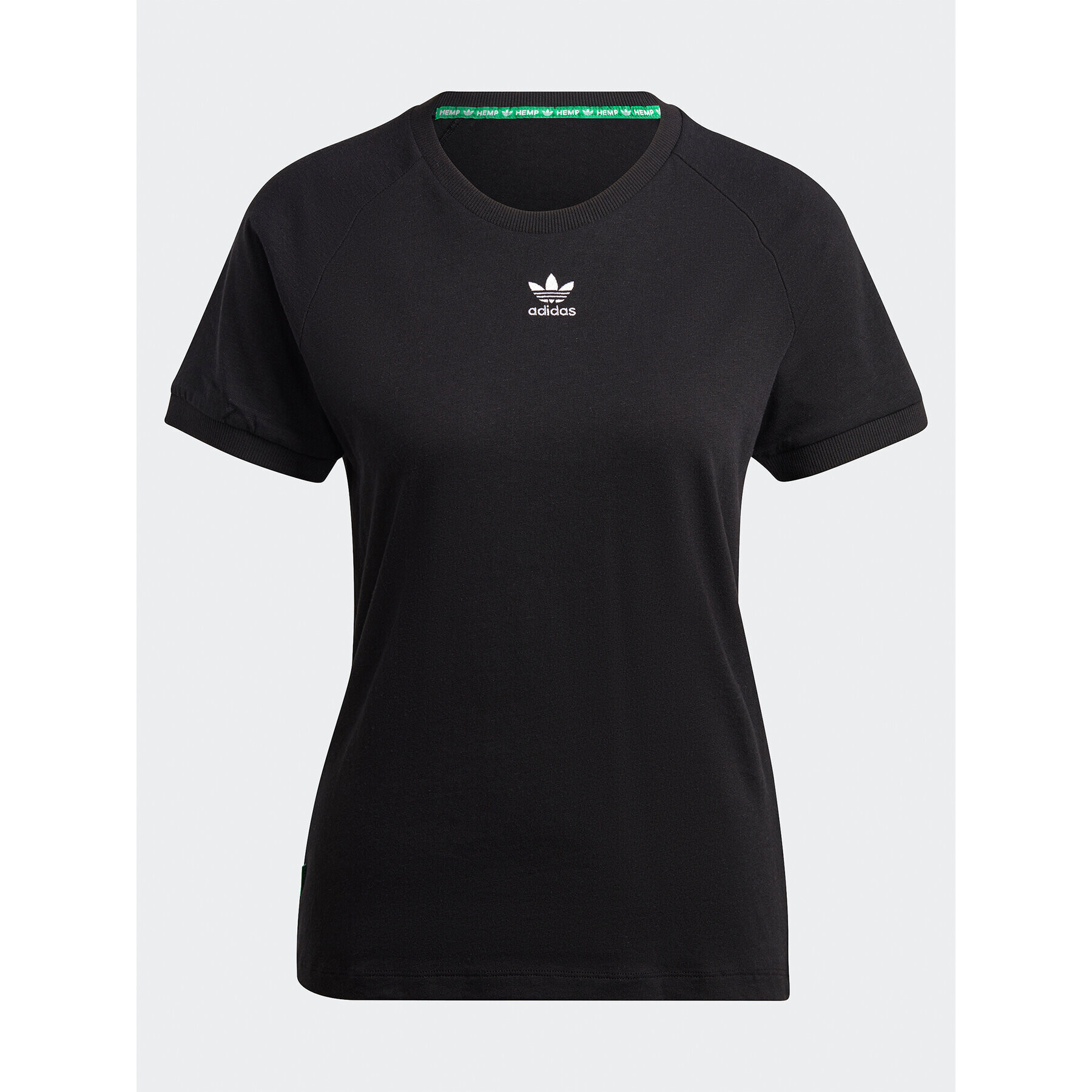 adidas Tricou Essentials+ Made with Hemp T-Shirt HA4395 Negru Slim Fit - Pled.ro