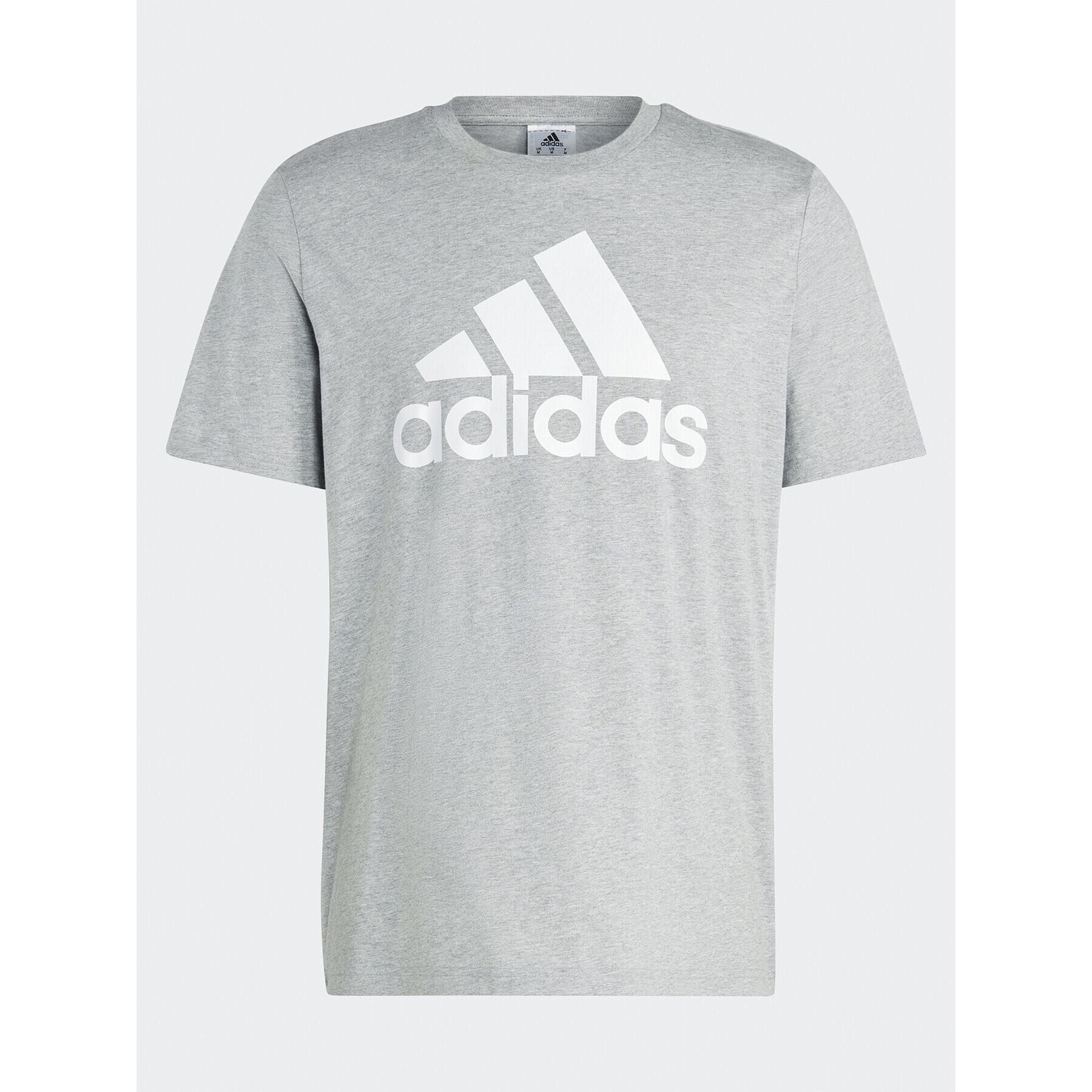 adidas Tricou Essentials Single Jersey Big Logo T-Shirt IC9350 Gri Regular Fit - Pled.ro