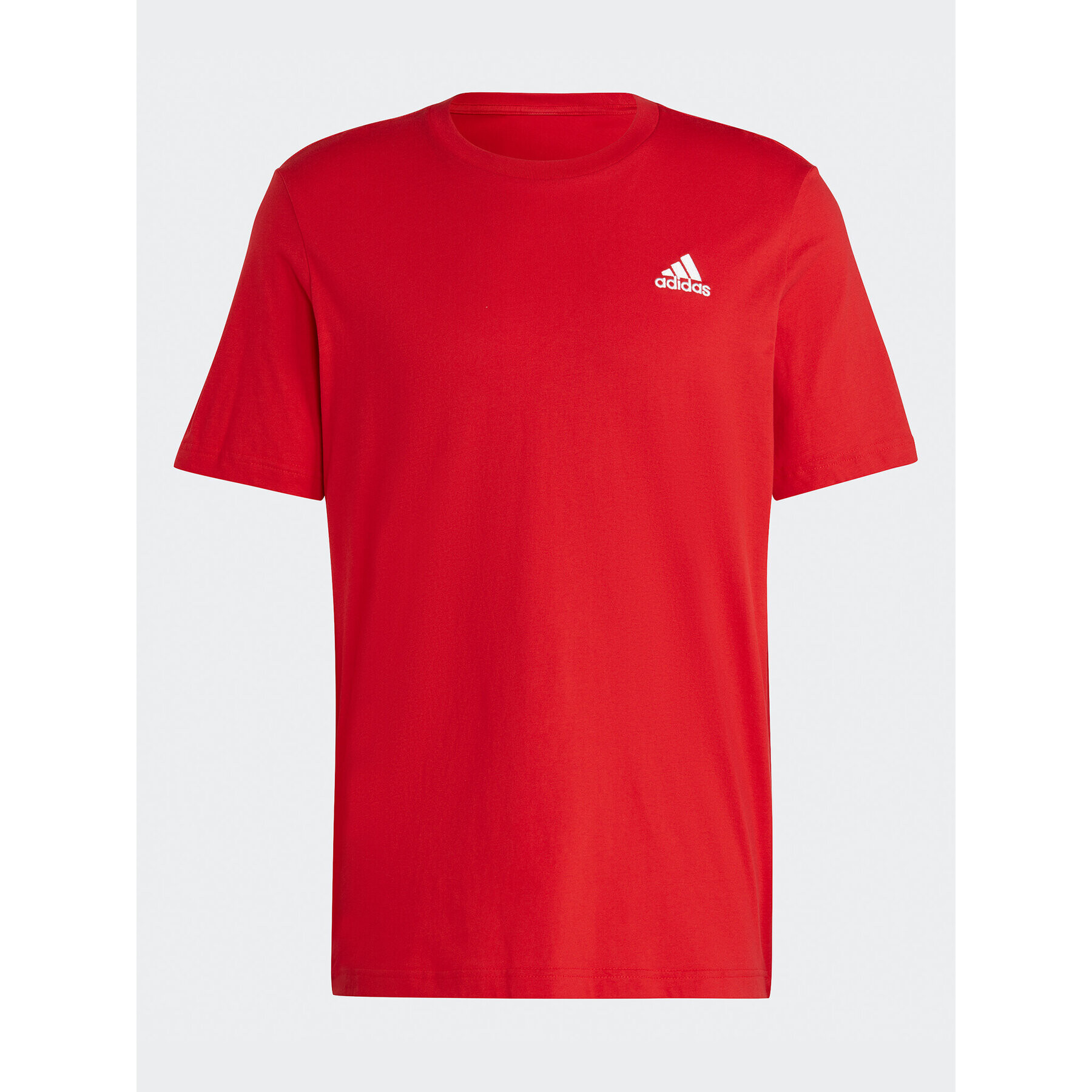 adidas Tricou Essentials Single Jersey Embroidered Small Logo T-Shirt IC9290 Roșu Regular Fit - Pled.ro