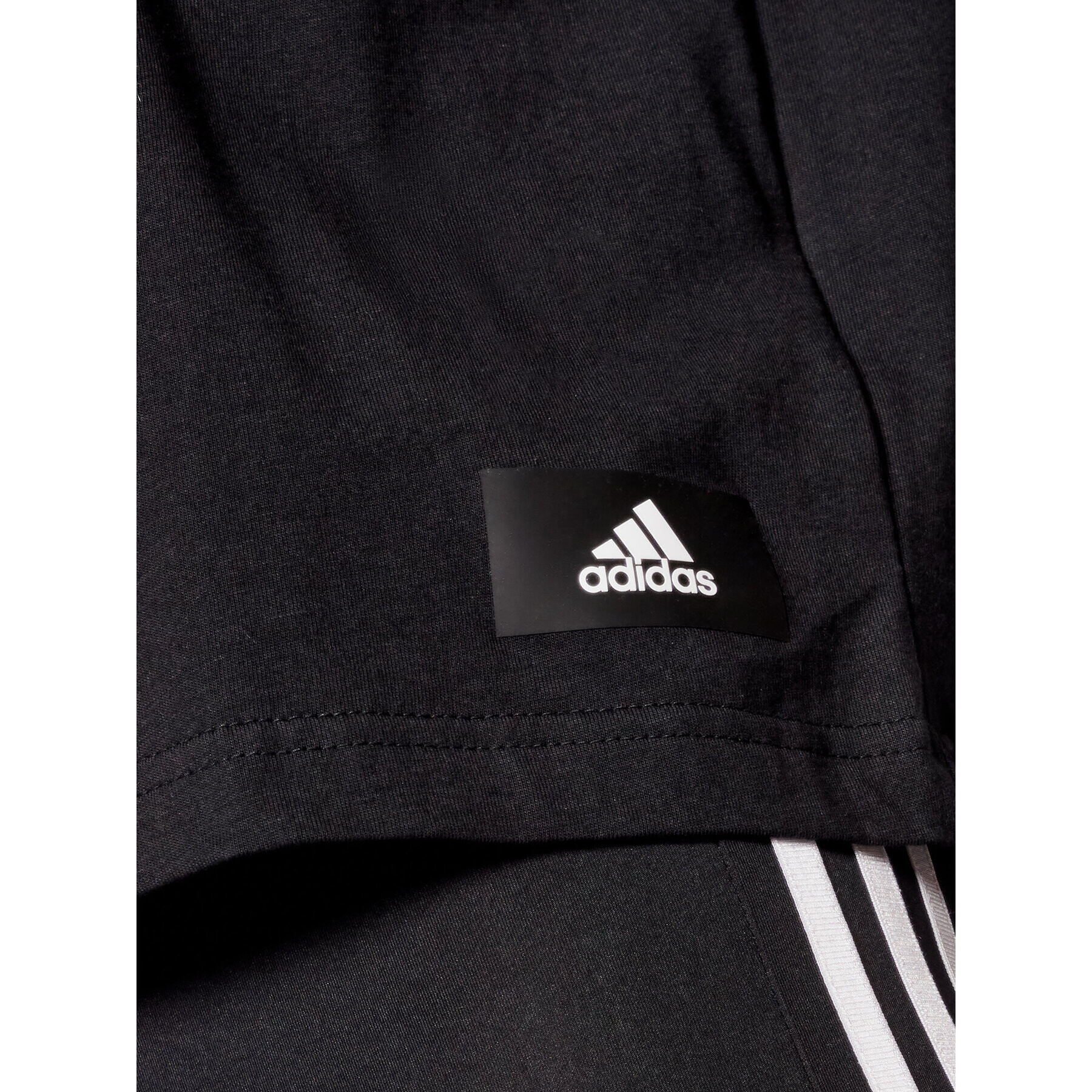 adidas Performance adidas Tricou Future Icons 3-Stripes GN1837 Negru Loose Fit - Pled.ro