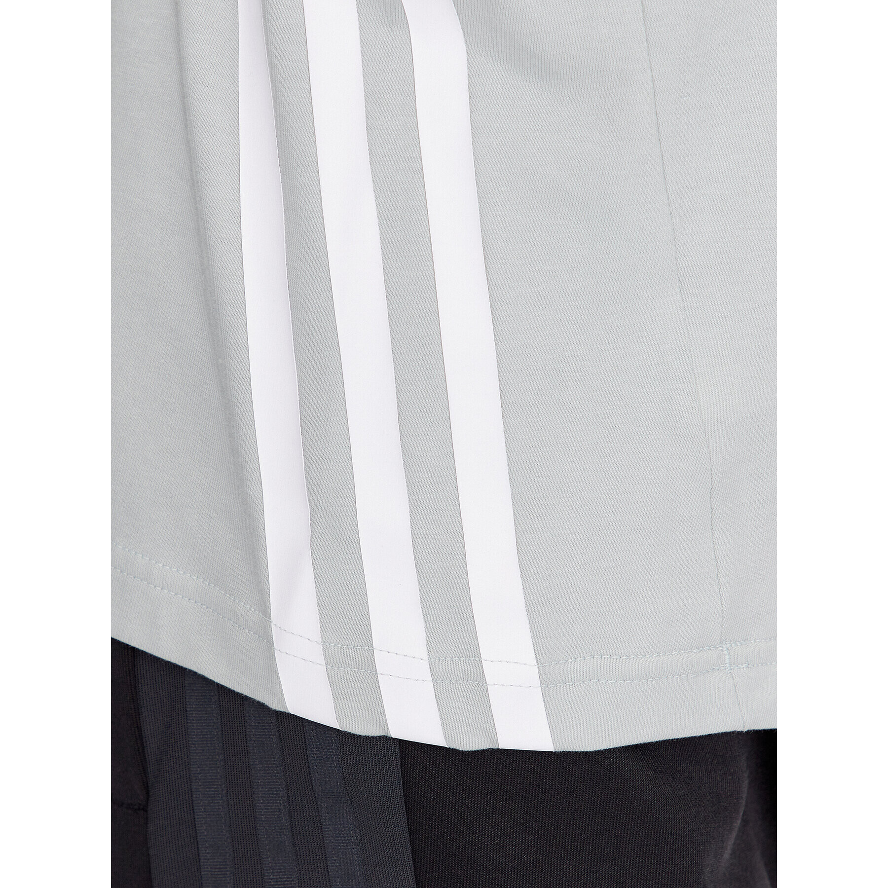 adidas Tricou Future Icons 3-Stripes IN1616 Gri Loose Fit - Pled.ro