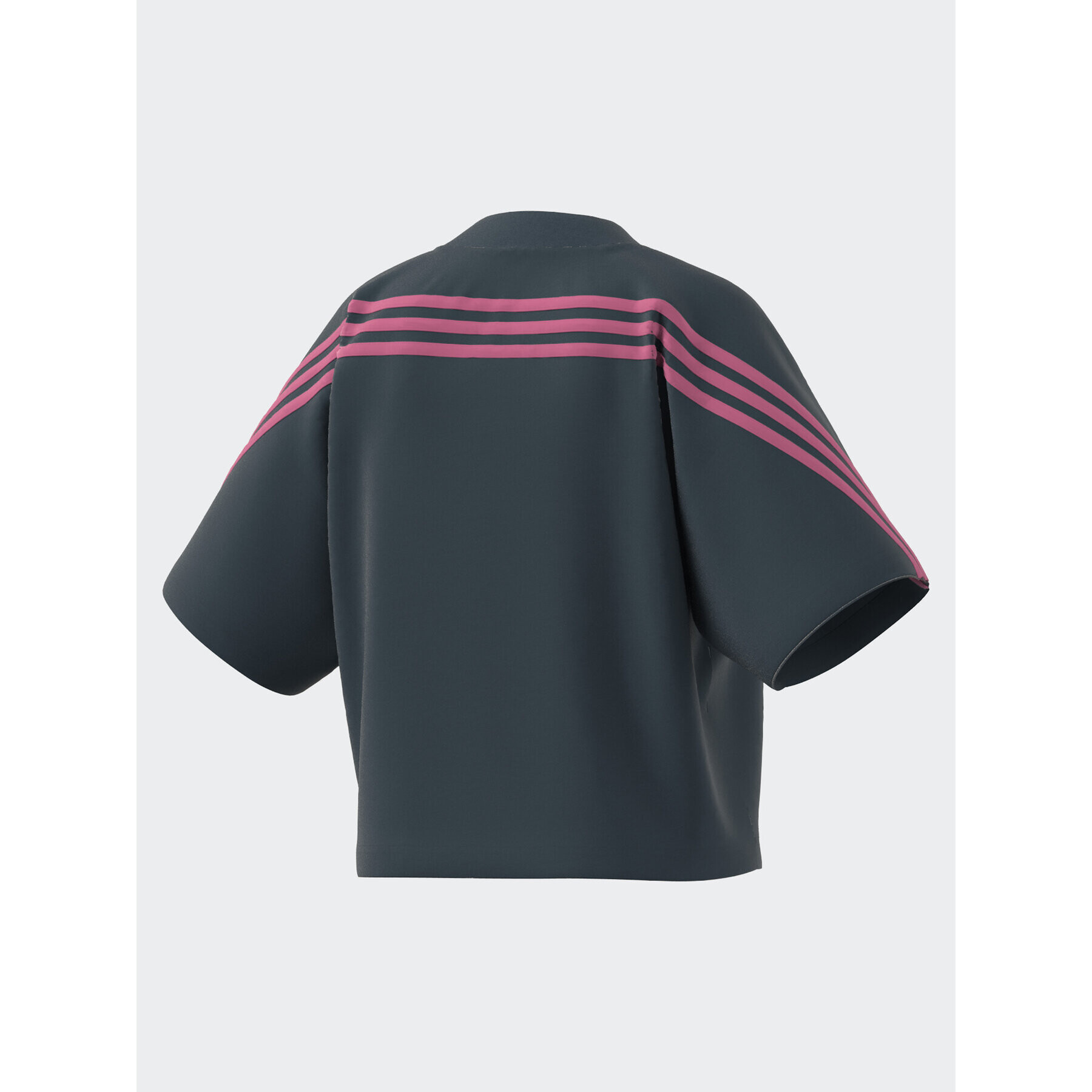 adidas Tricou Future Icons 3-Stripes T-Shirt IL3063 Turcoaz Loose Fit - Pled.ro