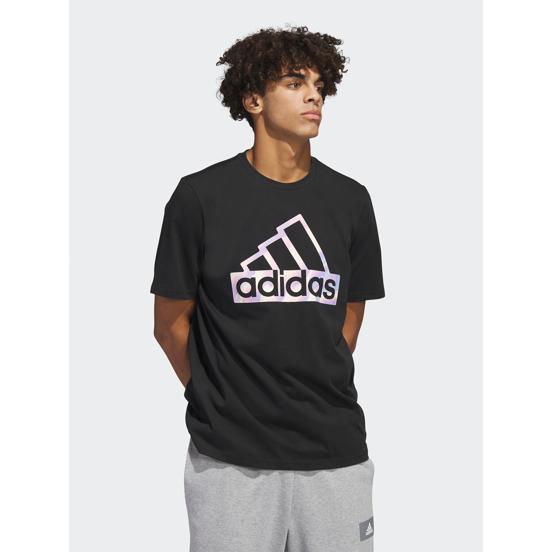 adidas Tricou Future Icons Graphic Short Sleeve T-Shirt H49660 Negru Regular Fit - Pled.ro