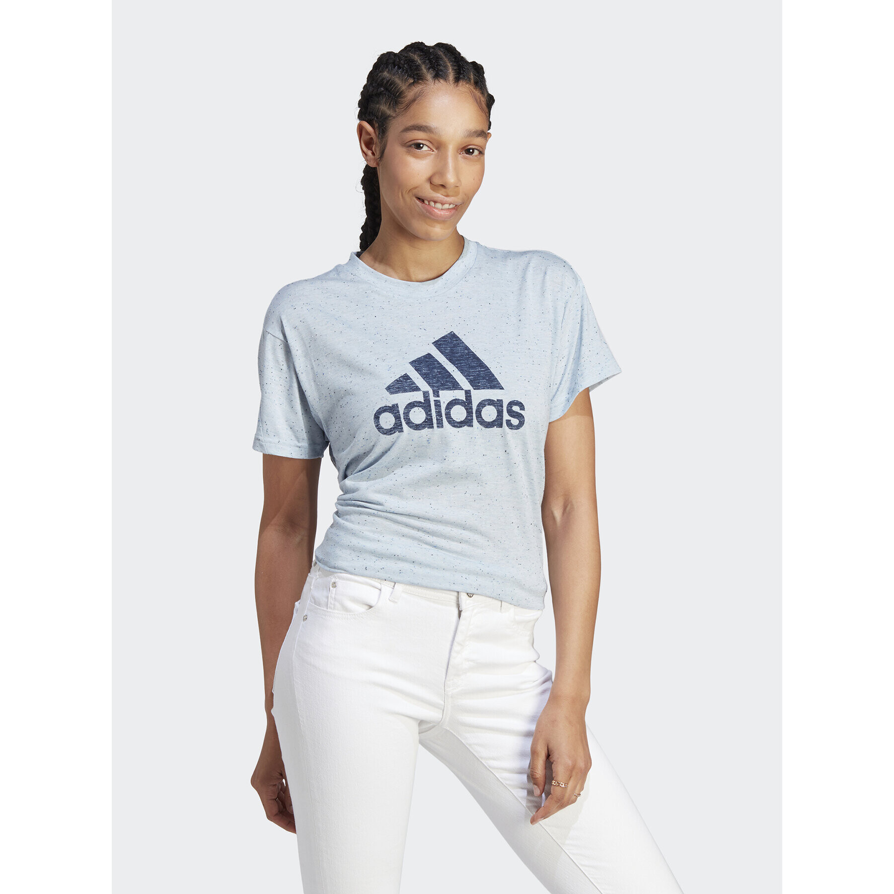 adidas Tricou Future Icons Winners 3.0 IM2418 Albastru Regular Fit - Pled.ro