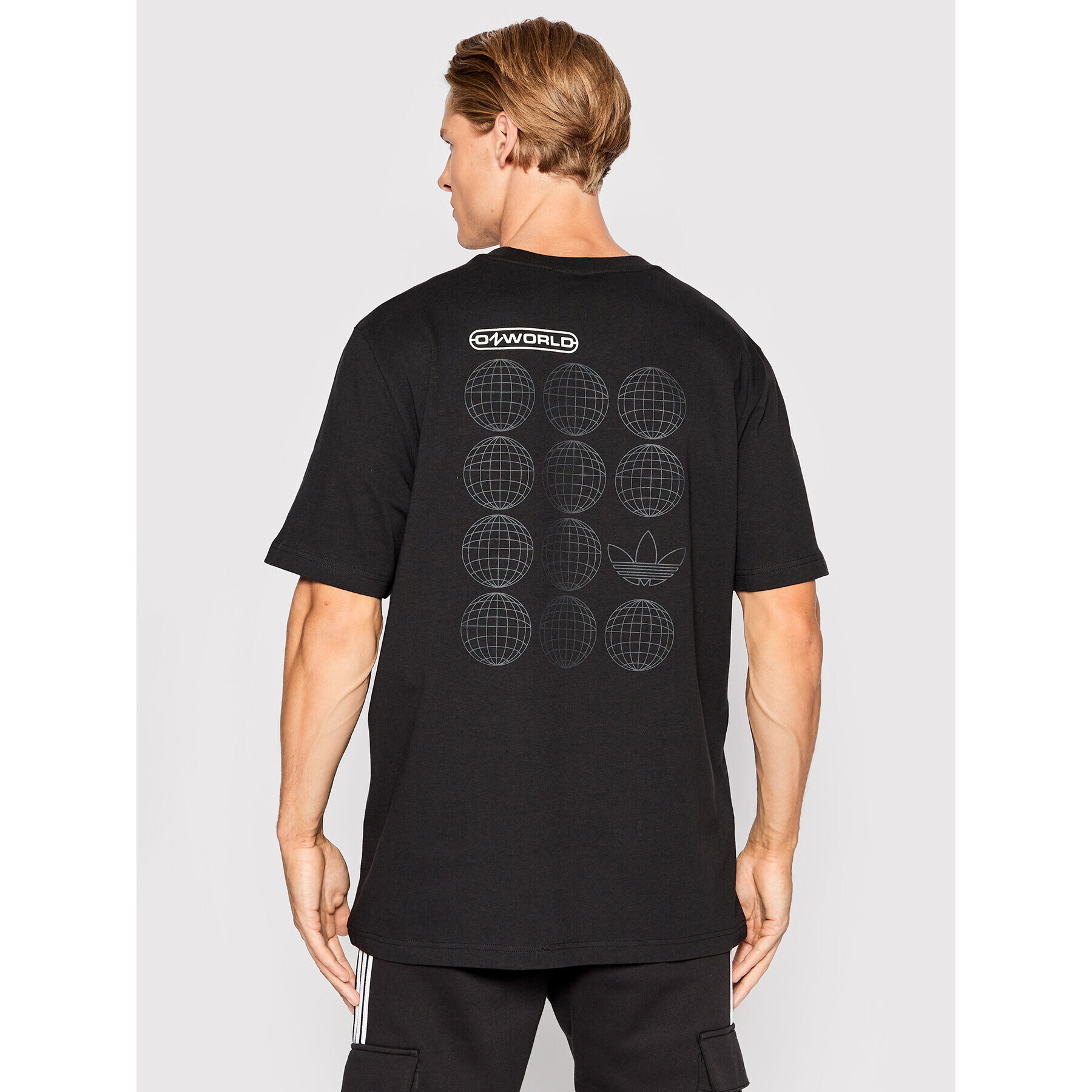 adidas Tricou Graphic Ozworld HL9234 Negru Relaxed Fit - Pled.ro