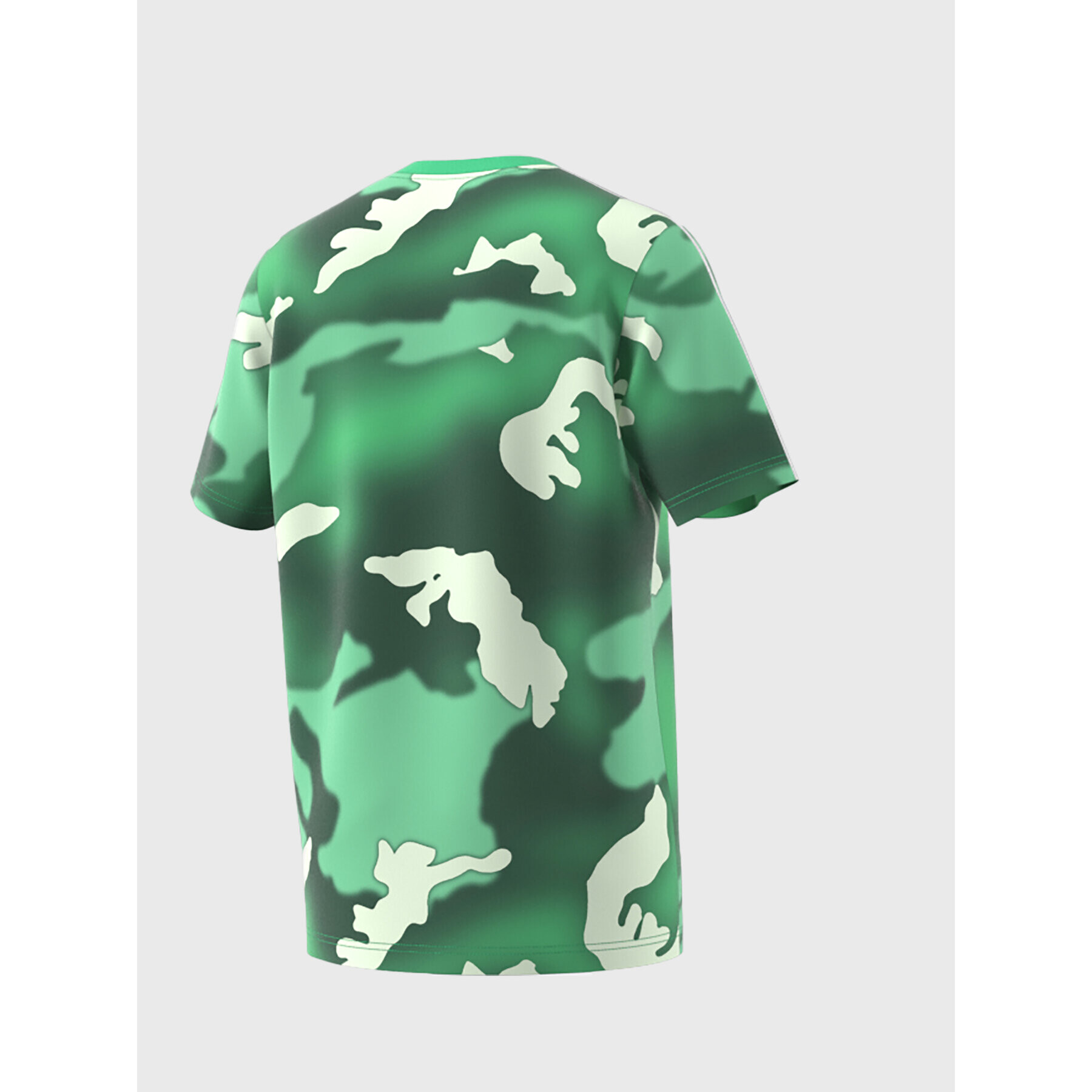 adidas Tricou Graphics Camo Allover Print T-Shirt HZ1157 Verde Regular Fit - Pled.ro