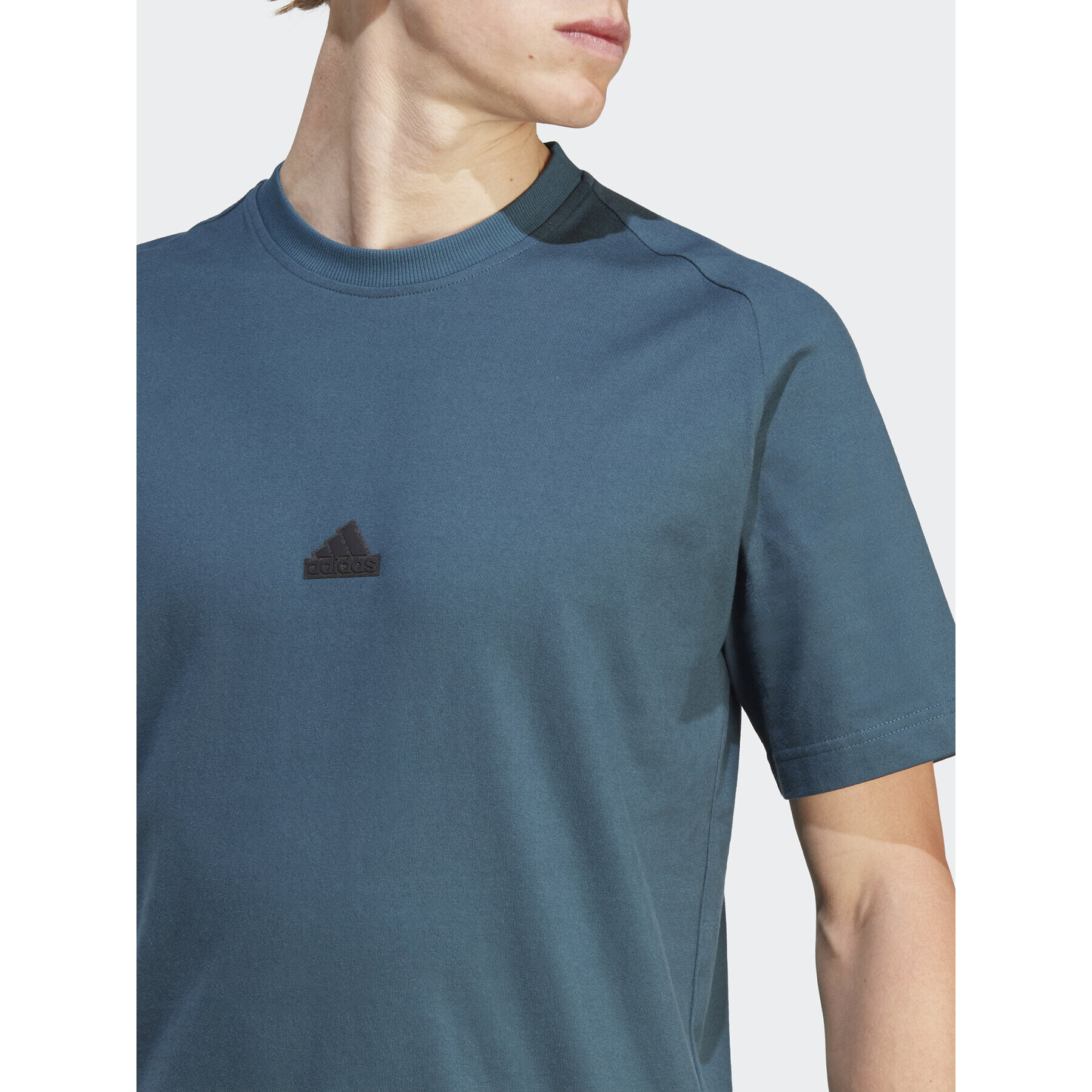 adidas Tricou IJ6130 Turcoaz Regular Fit - Pled.ro