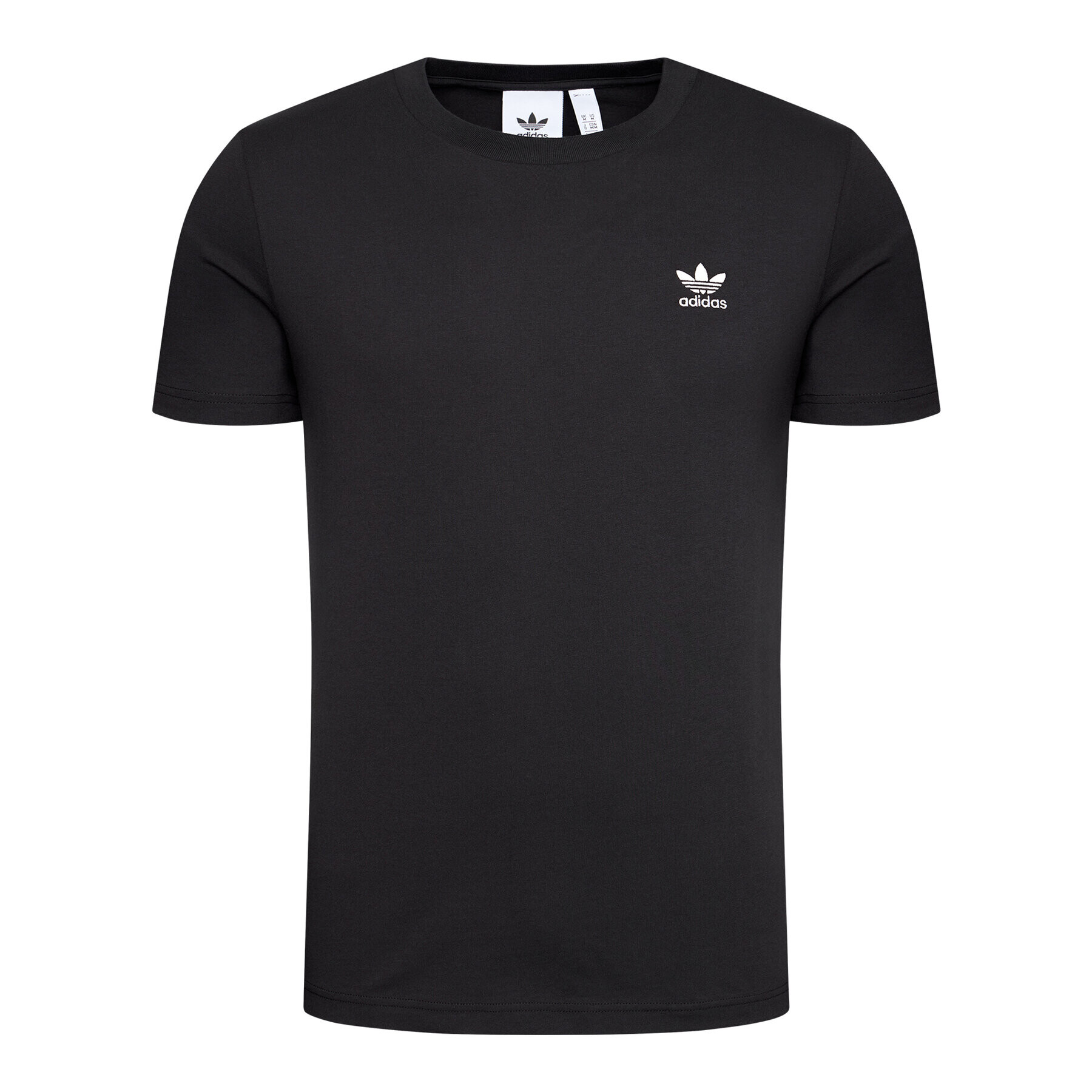 adidas Tricou Loungewear adicolor Essentials Trefoil Tee GN3416 Negru Regular Fit - Pled.ro