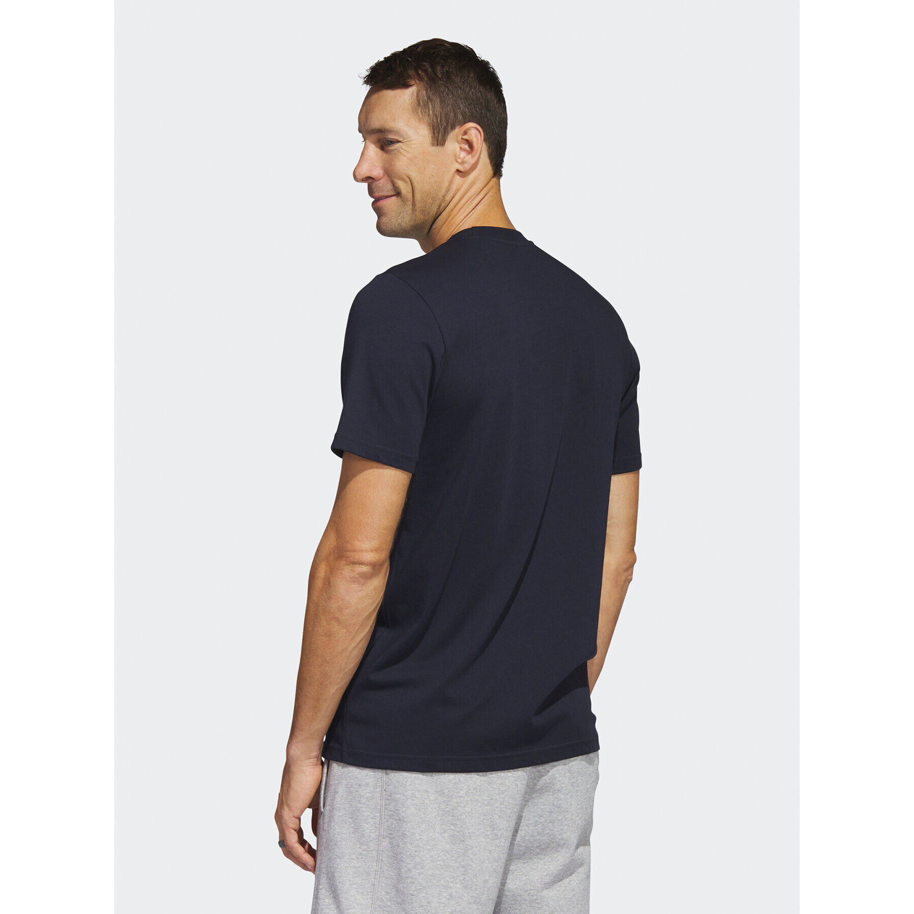 adidas Tricou Multi Linear Sportswear Graphic T-Shirt (Short Sleeve) HS2524 Albastru Regular Fit - Pled.ro