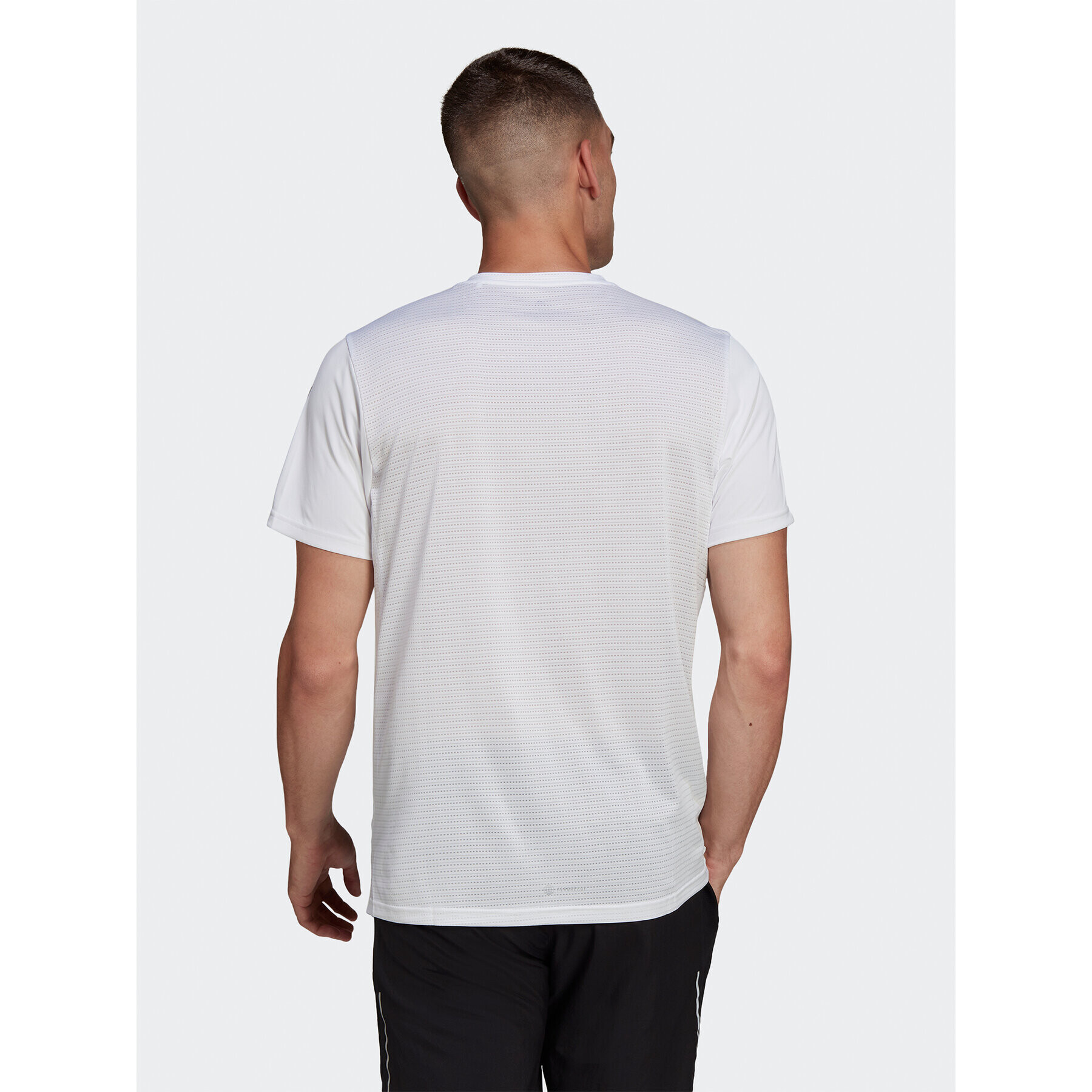 adidas Tricou Own the Run T-Shirt HB7444 Alb Regular Fit - Pled.ro