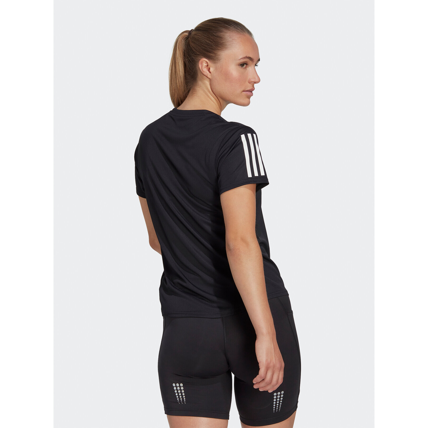 adidas Tricou Own the Run T-Shirt IC5188 Negru Regular Fit - Pled.ro