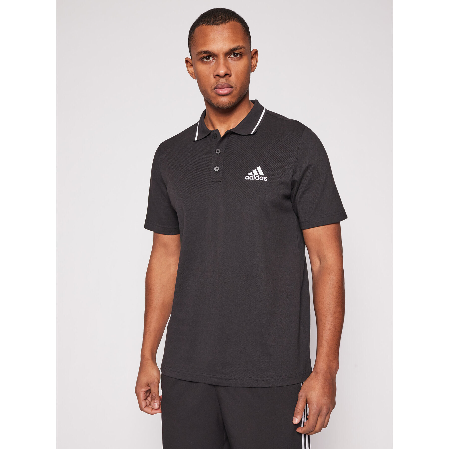 adidas Tricou polo M Sl Pq Ps GK9027 Negru Regular Fit - Pled.ro