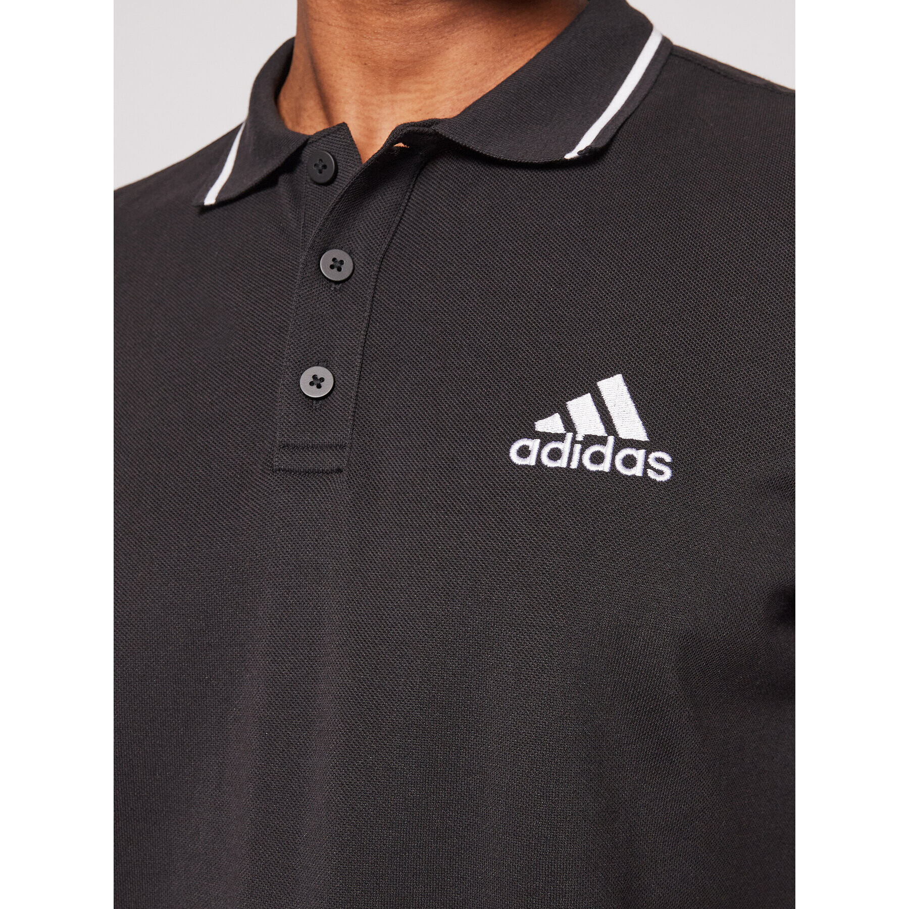 adidas Tricou polo M Sl Pq Ps GK9027 Negru Regular Fit - Pled.ro