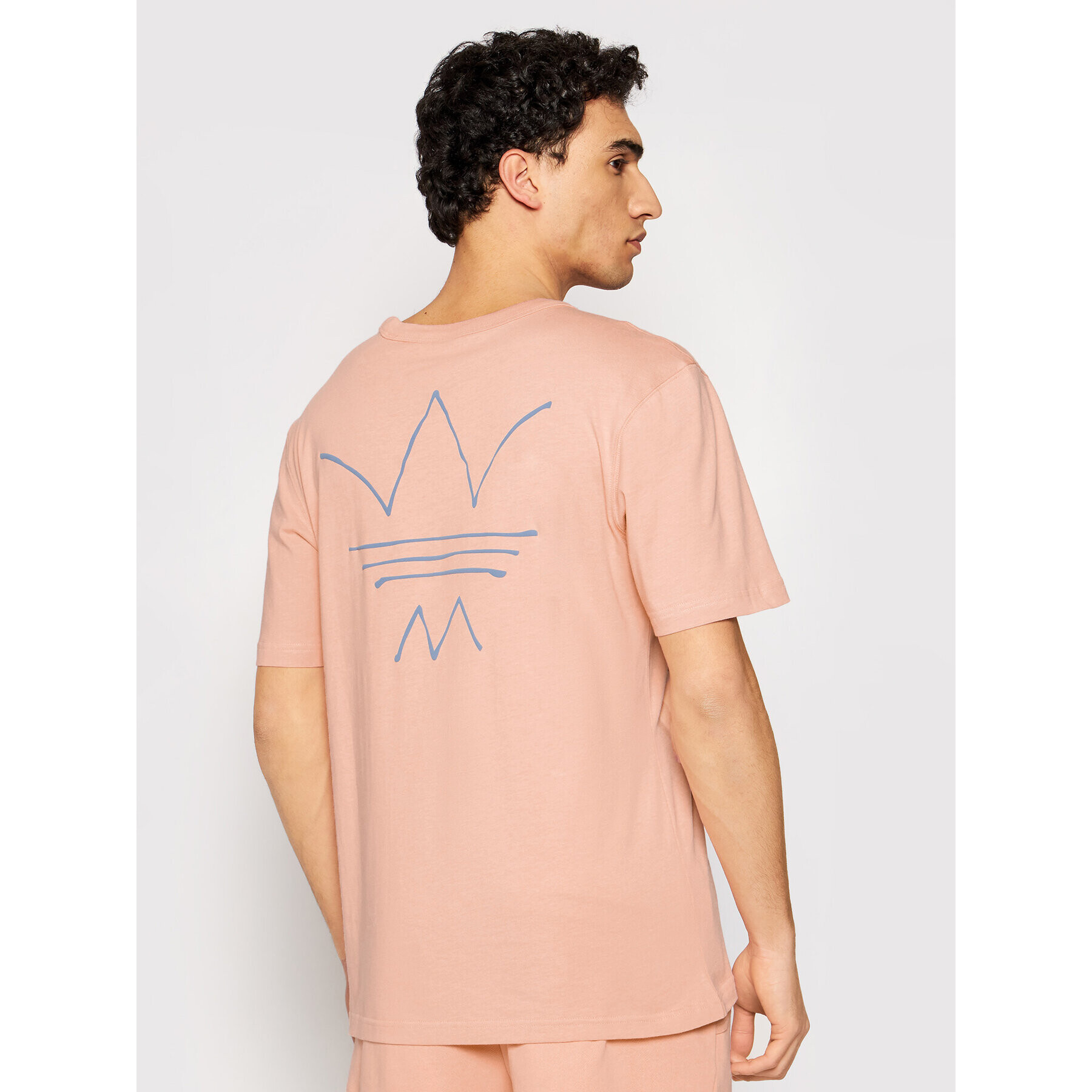 adidas Tricou R.Y.V. Abstract Trefoil GN3282 Roz Regular Fit - Pled.ro