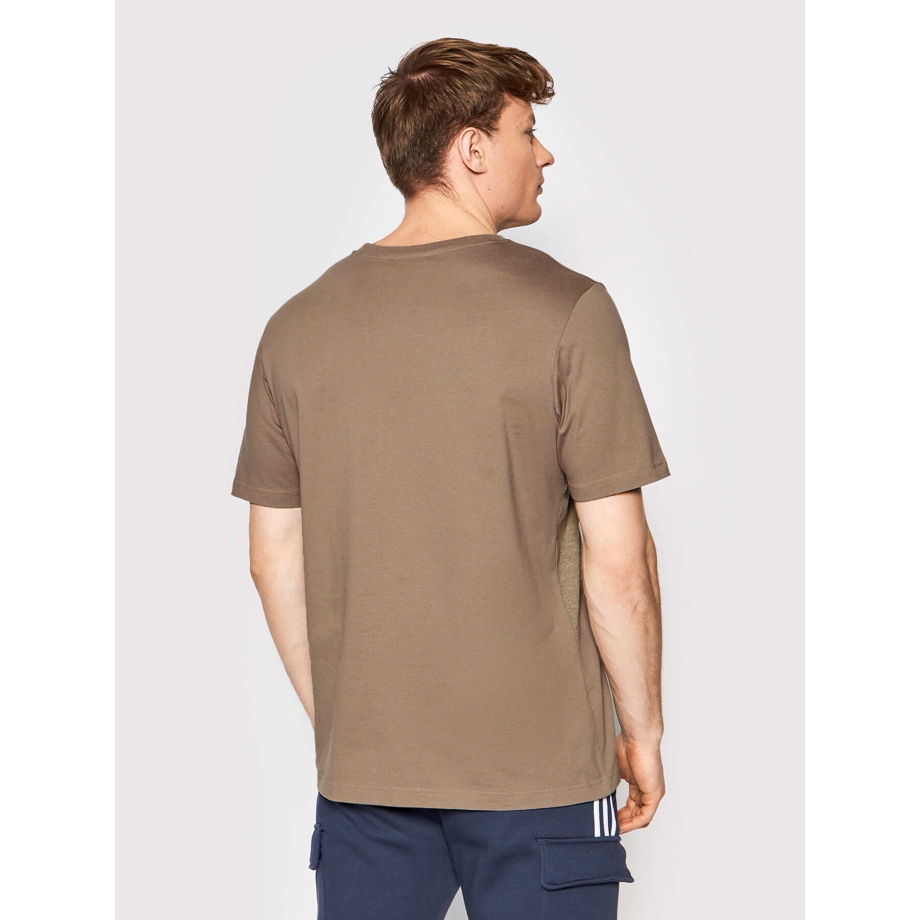 adidas Tricou R.Y.V. Basic HC9472 Bej Regular Fit - Pled.ro