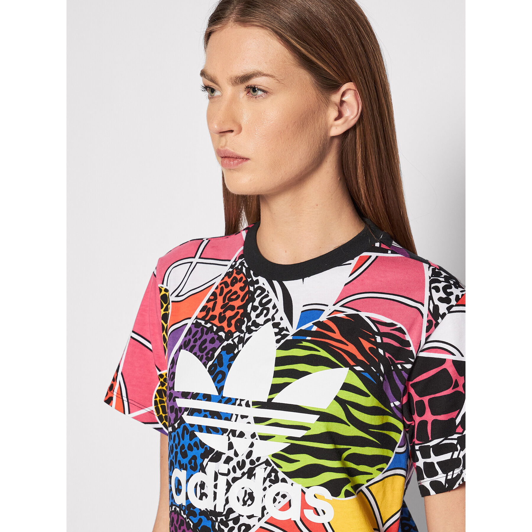 adidas Tricou RICH MNISI HC4464 Colorat Regular Fit - Pled.ro