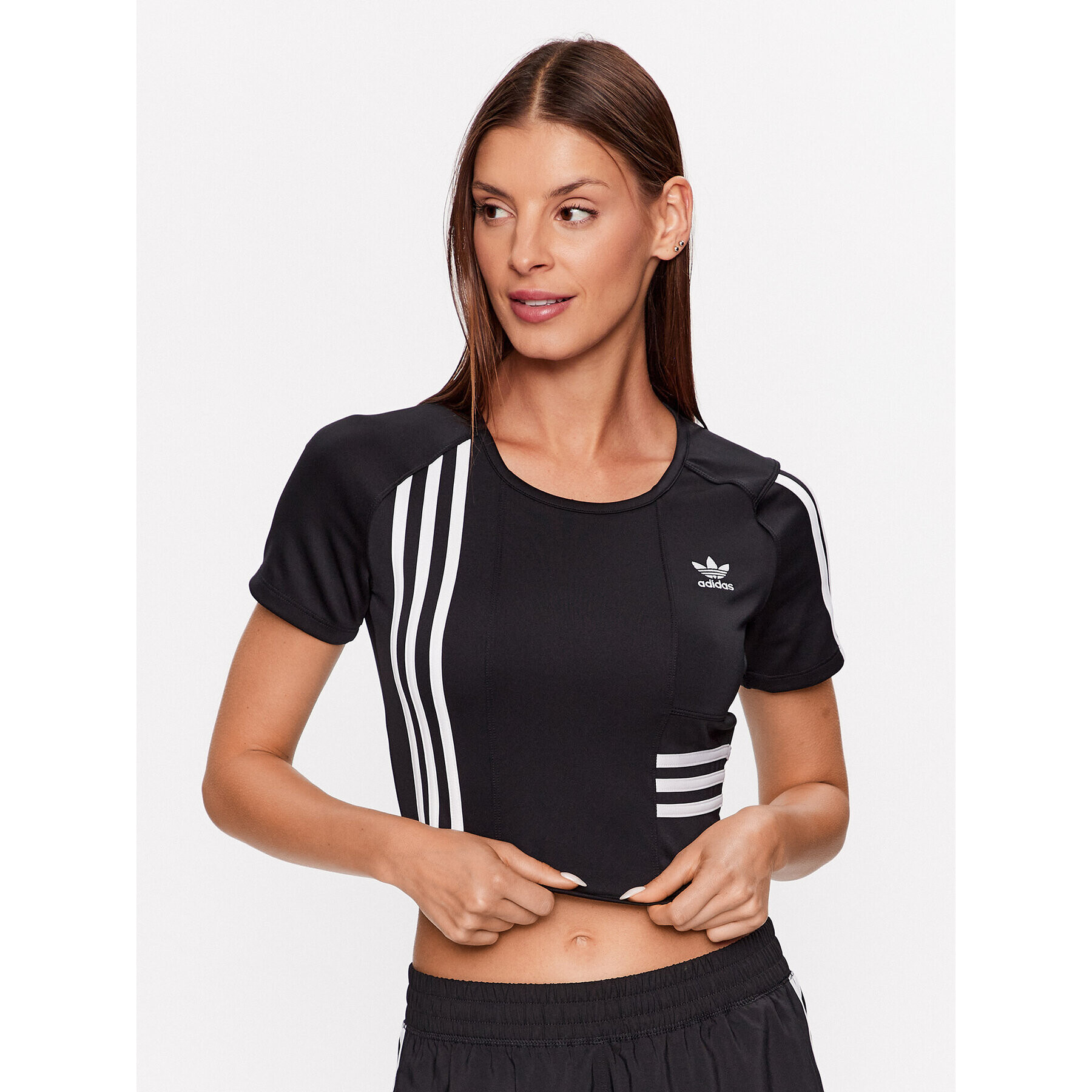 adidas Tricou T-Shirt IC2379 Negru - Pled.ro