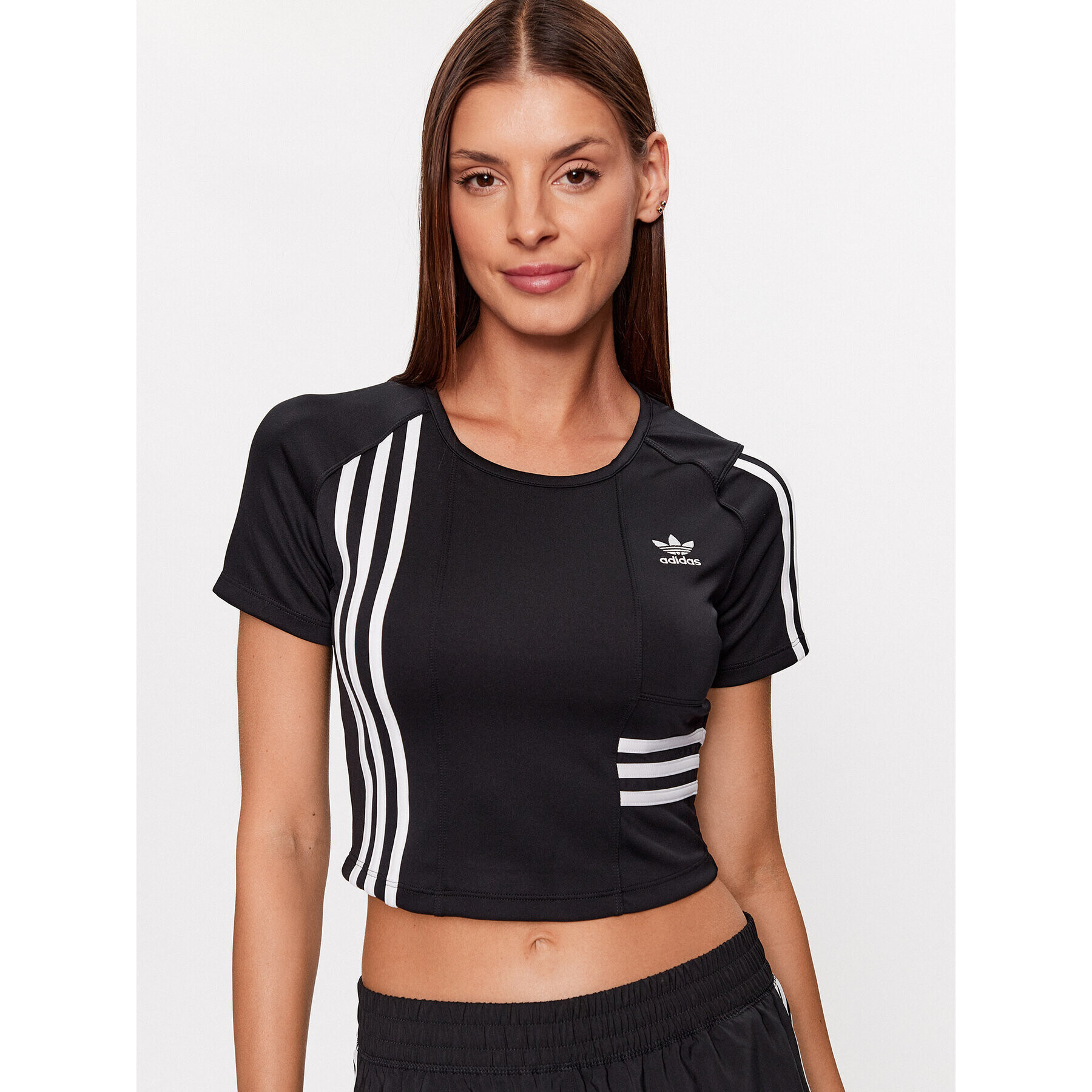 adidas Tricou T-Shirt IC2379 Negru - Pled.ro