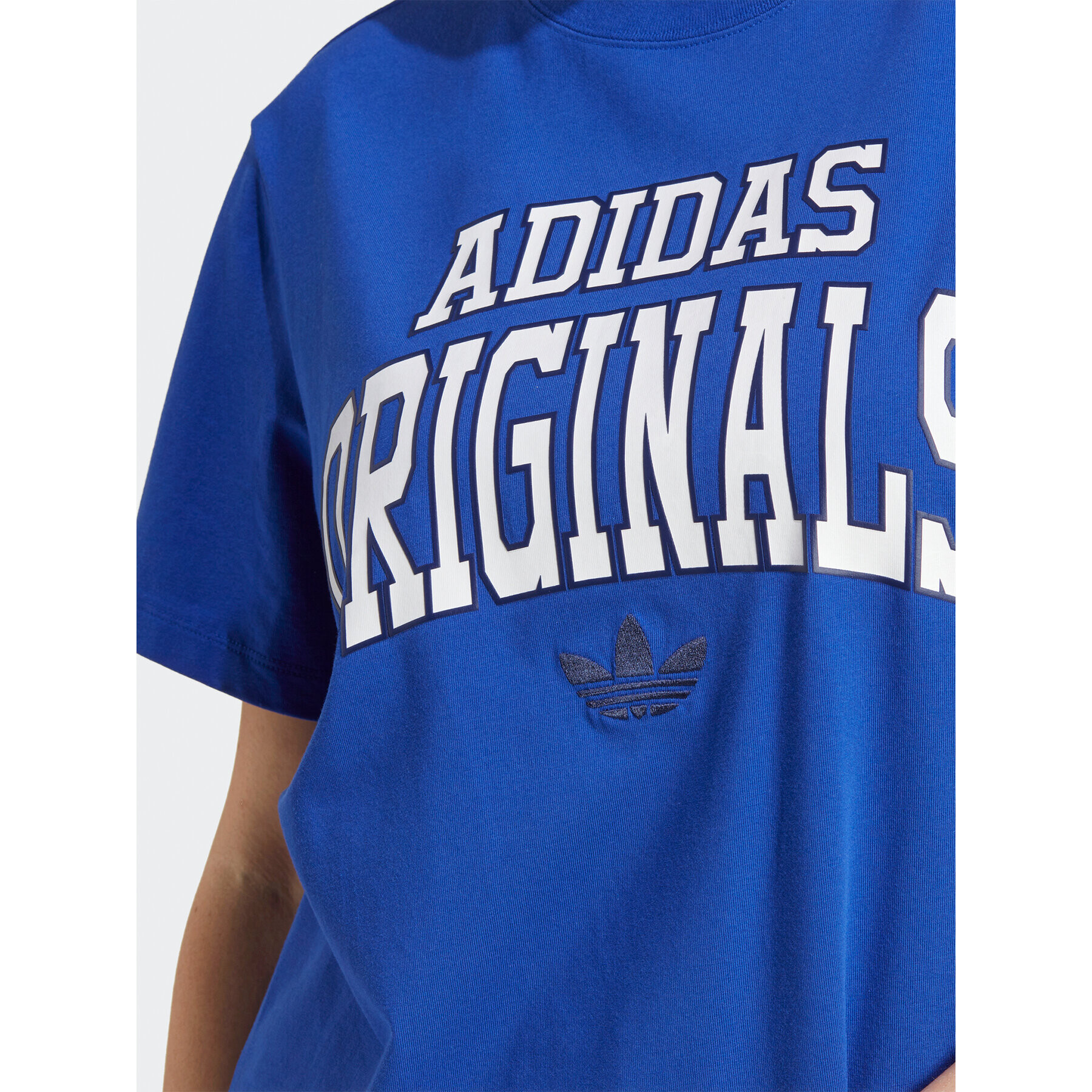 adidas Tricou T-Shirt IC5982 Albastru - Pled.ro