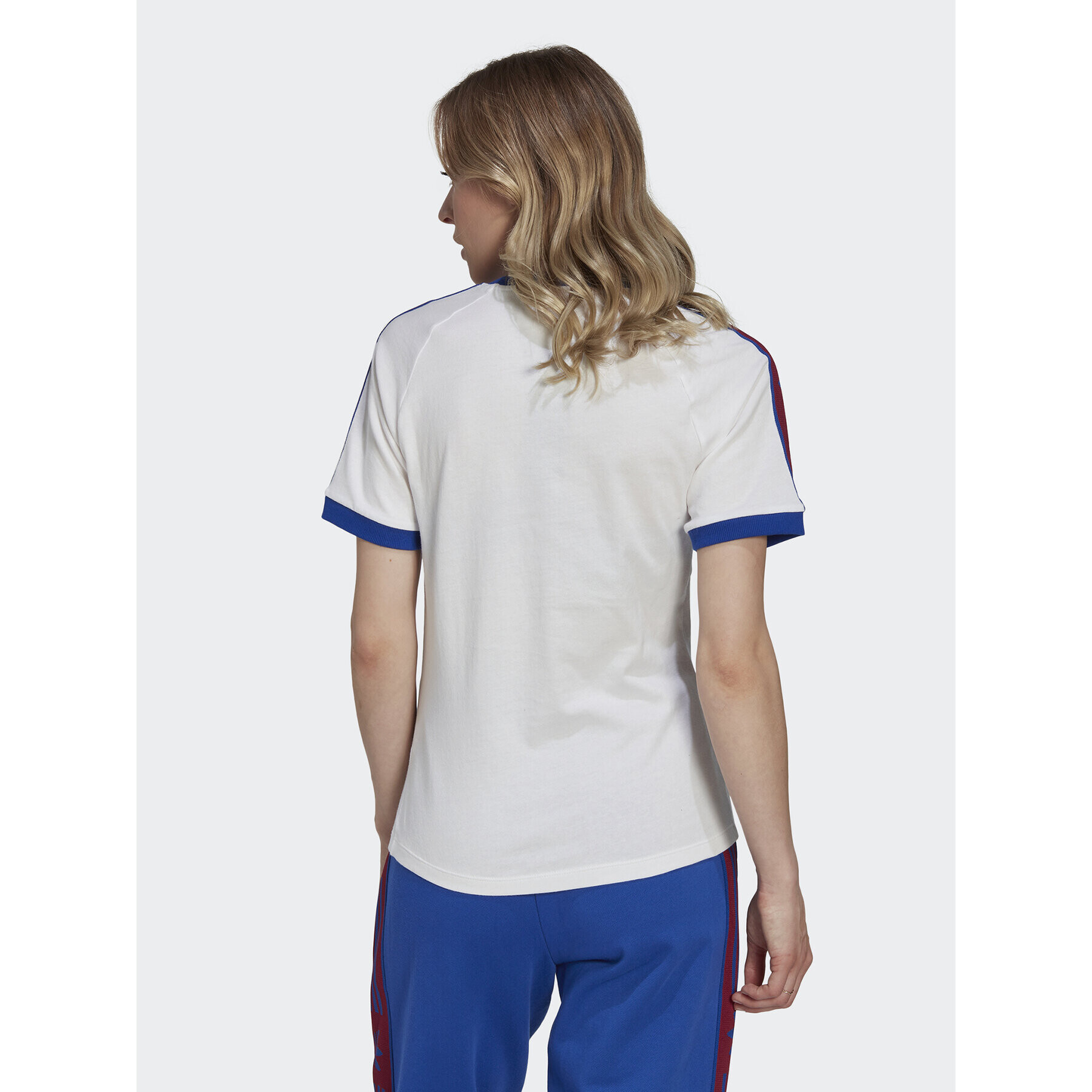 adidas Tricou Tape HL9172 Alb Regular Fit - Pled.ro