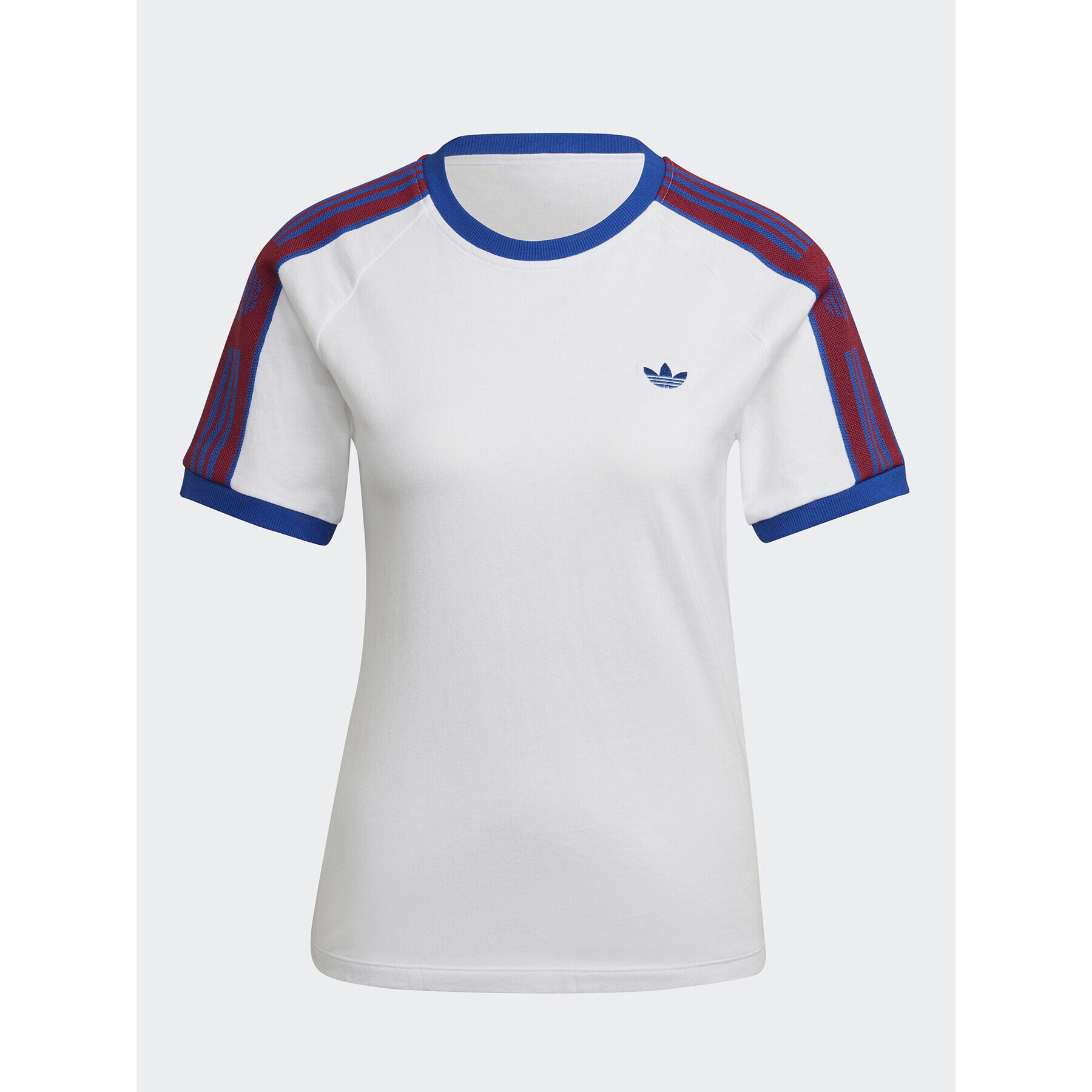 adidas Tricou Tape HL9172 Alb Regular Fit - Pled.ro