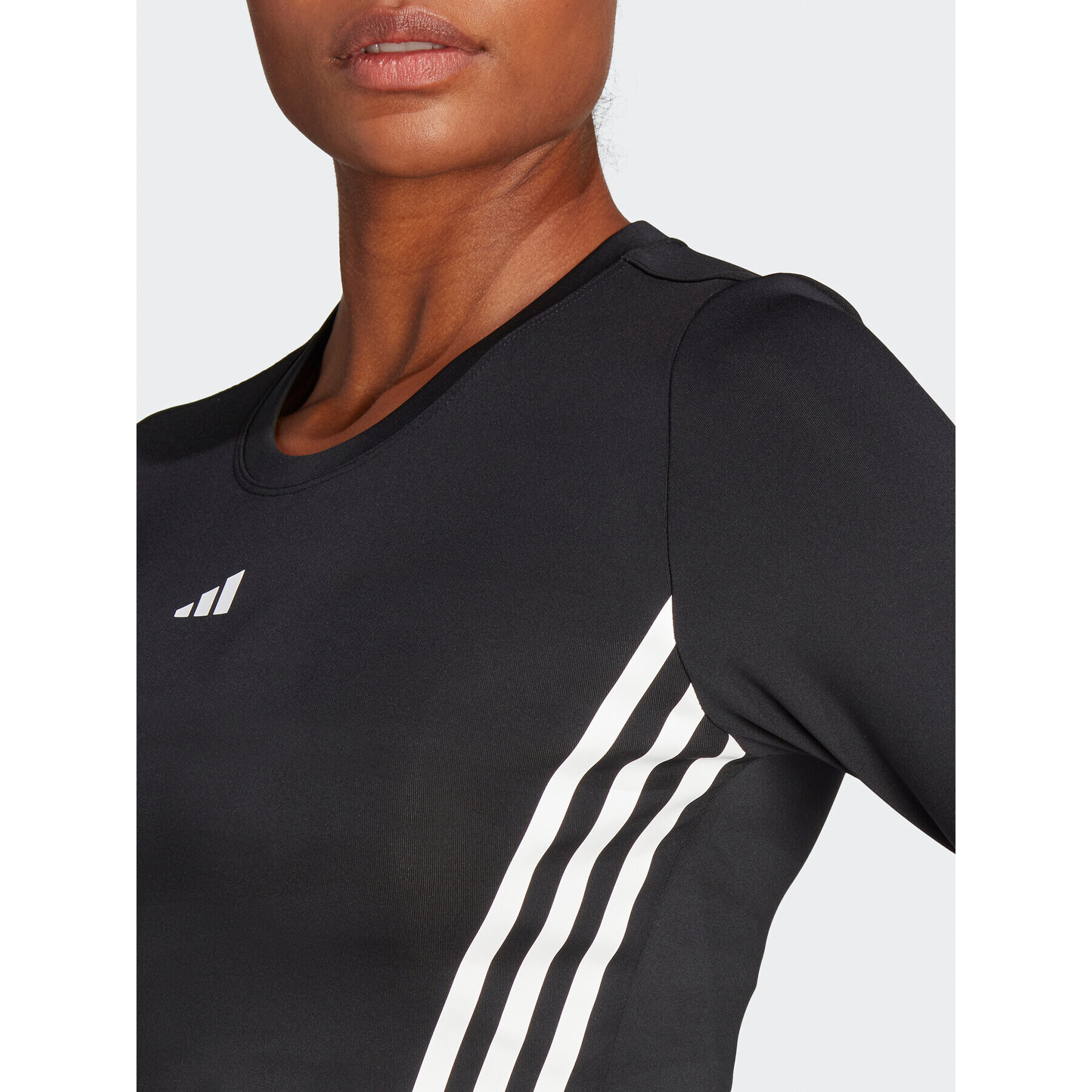 adidas Tricou tehnic AEROREADY Hyperglam IL6972 Negru Tight Fit - Pled.ro