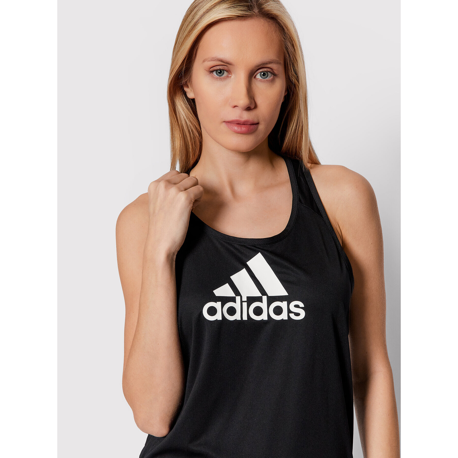 adidas Tricou tehnic Designed 2 Move Logo GL3826 Negru Regular Fit - Pled.ro